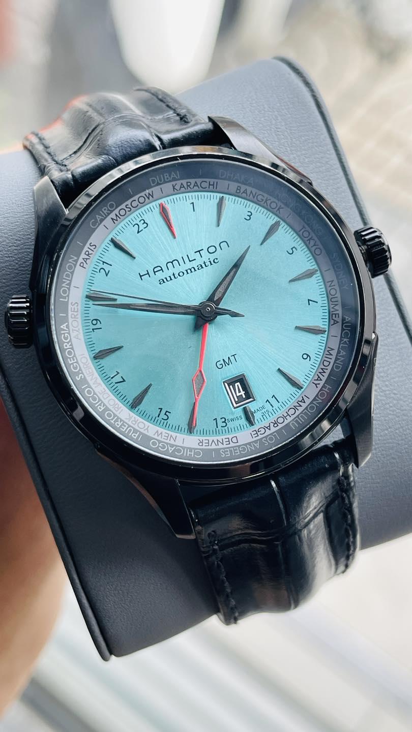 Hamilton Jazzmaster GMT Limited Edition Turquoise Dial – 999 Chiếc Toàn Cầu