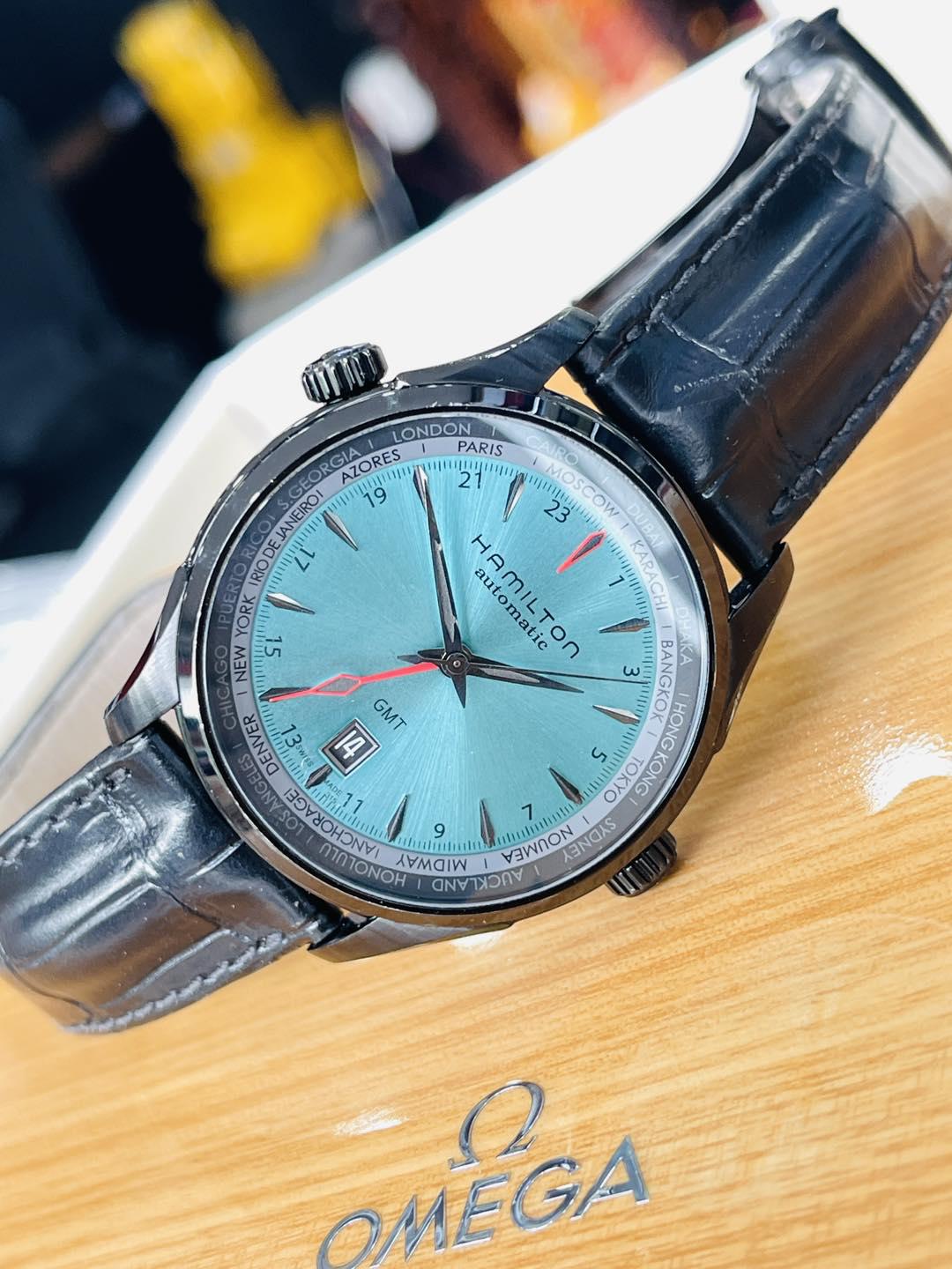 Hamilton Jazzmaster GMT Limited Edition Turquoise Dial – 999 Chiếc Toàn Cầu