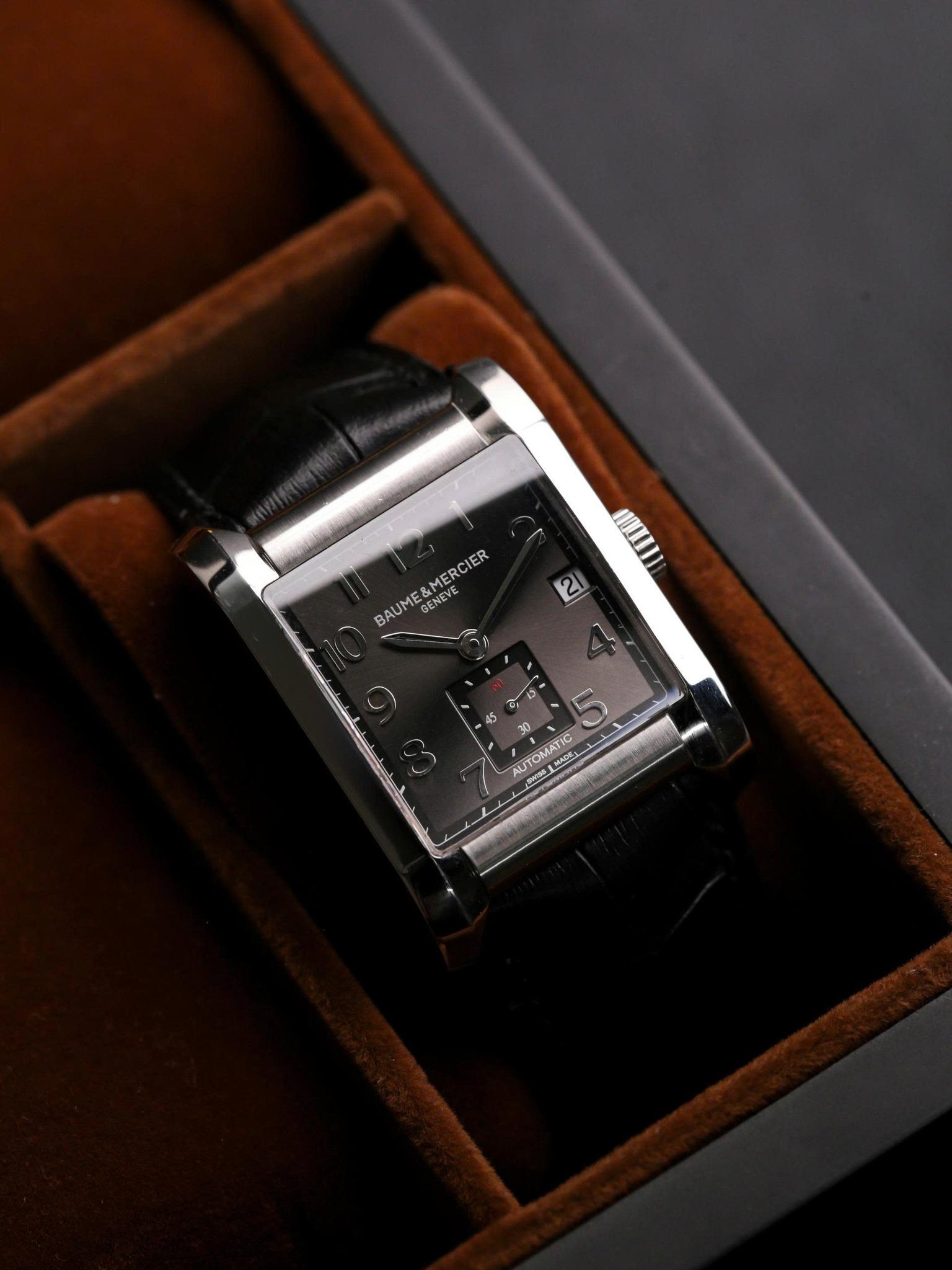 Baume & Mercier Hampton 10027 – Biểu tượng Tank Rectangular Cổ Điển