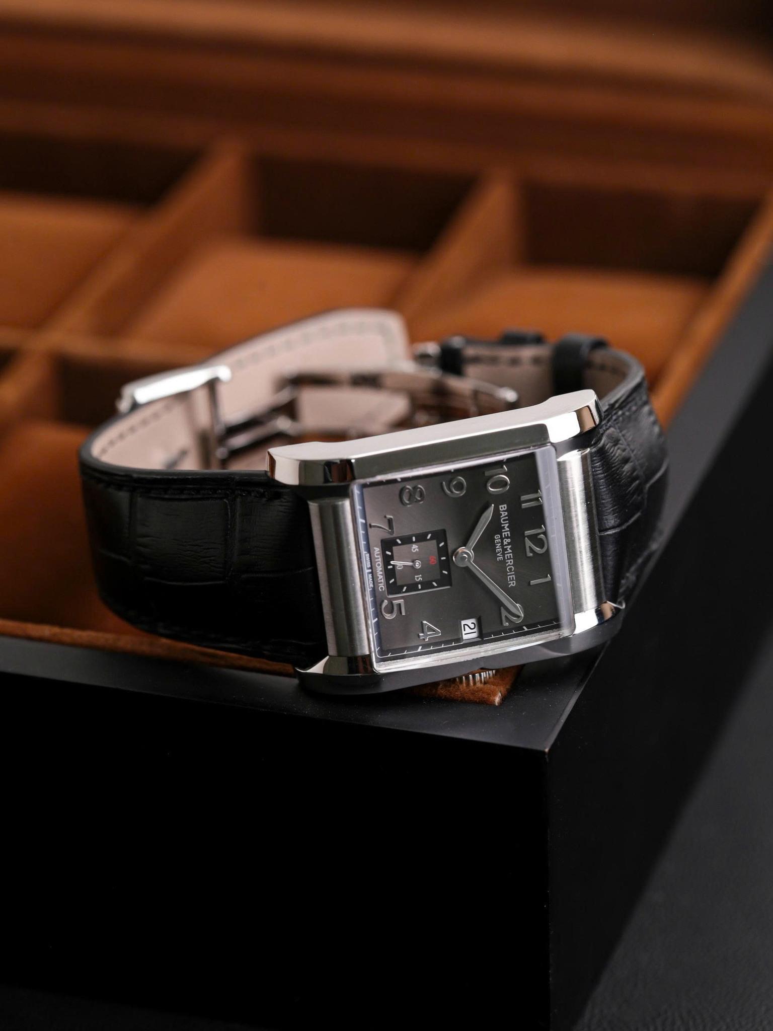 Baume & Mercier Hampton 10027 – Biểu tượng Tank Rectangular Cổ Điển
