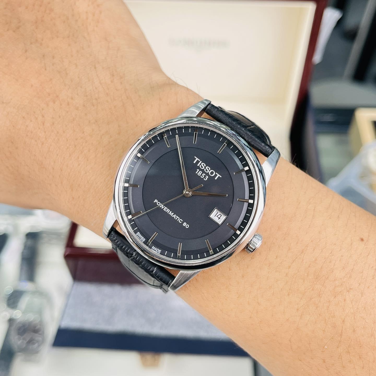 Tissot Luxury Powermatic 80 Black Used – Sang trọng Thụy Sĩ