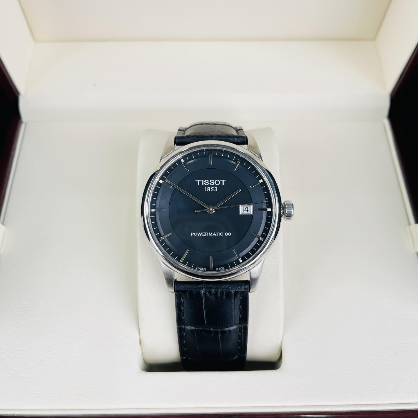 Tissot Luxury Powermatic 80 Black Used – Sang trọng Thụy Sĩ