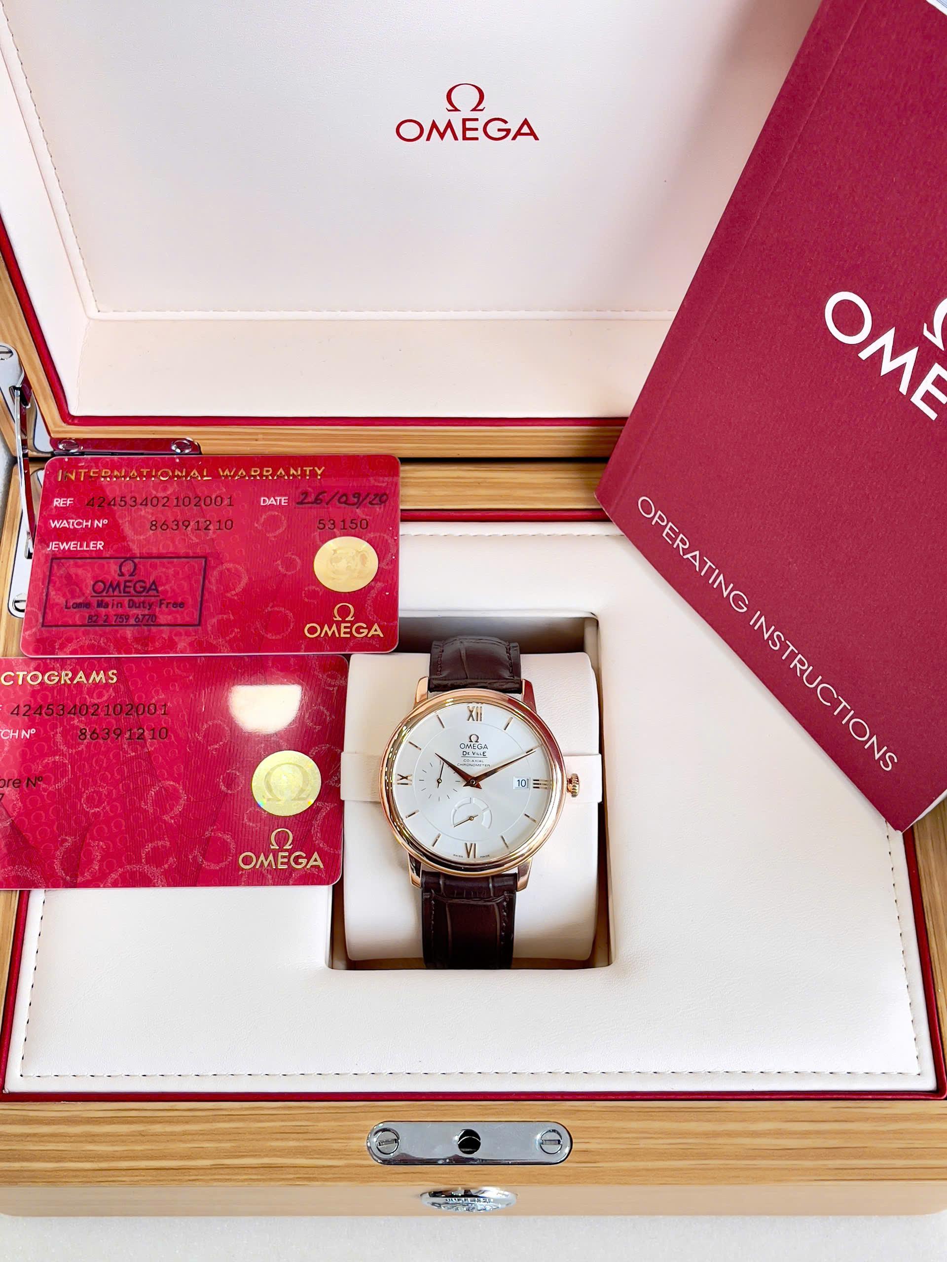 Omega De Ville Prestige Co-Axial Chronometer 39.5mm – Ref. 424.53.40.21.02.001