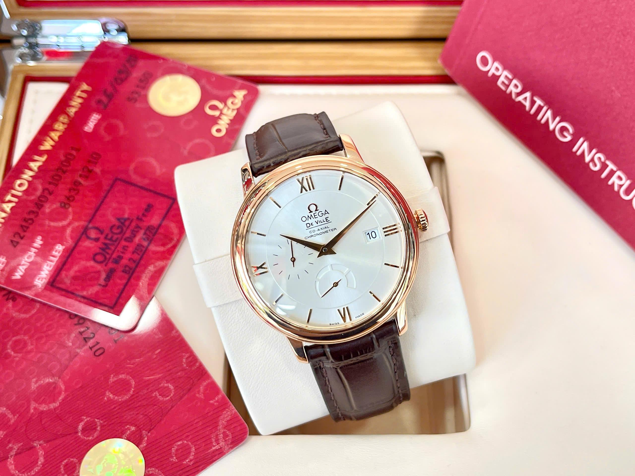 Omega De Ville Prestige Co-Axial Chronometer 39.5mm – Ref. 424.53.40.21.02.001