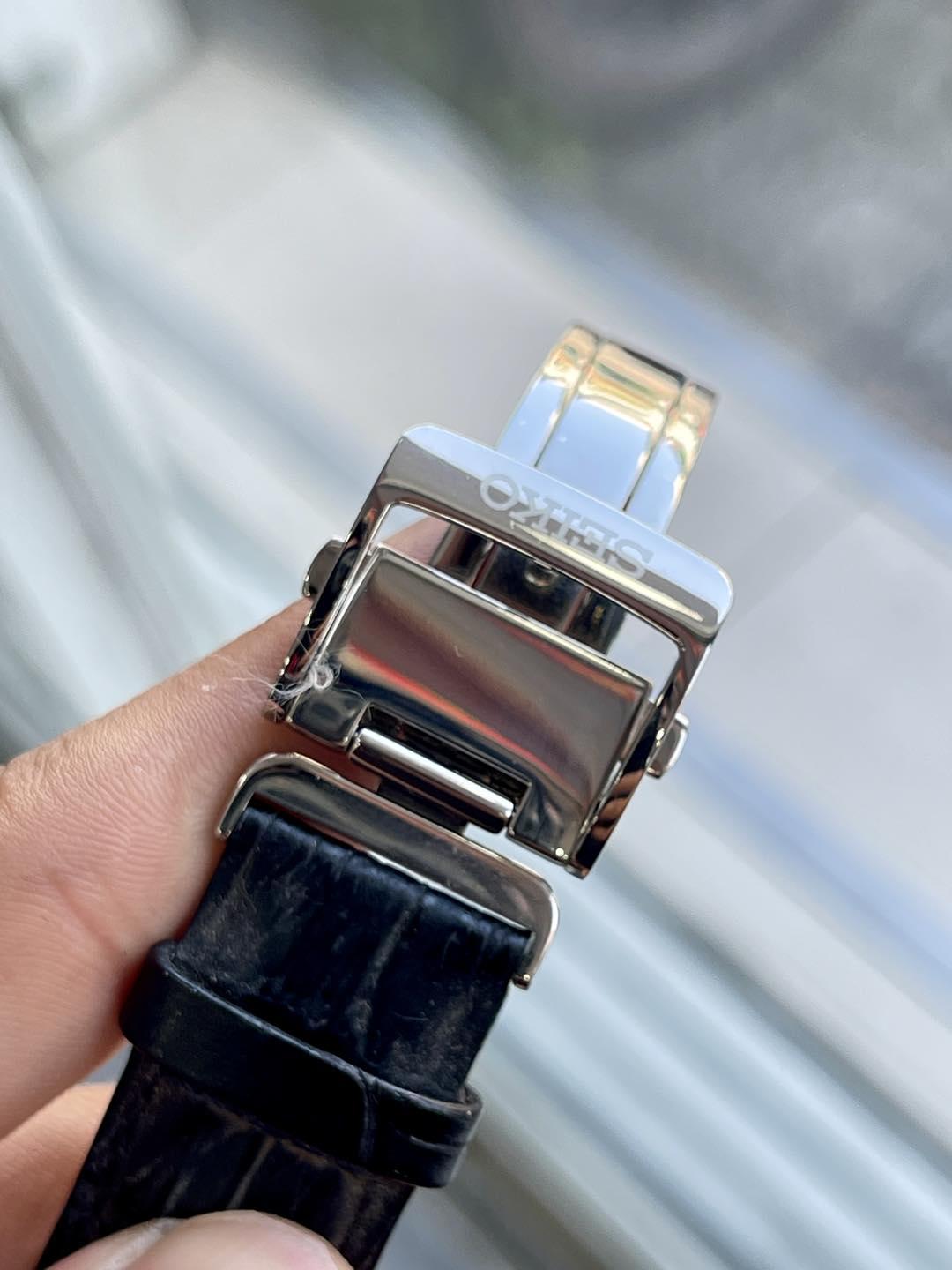 eiko Presage SSA379J1 Used – Open Heart, Máy Cơ 4R39, Chính Hãng Nhật Bản