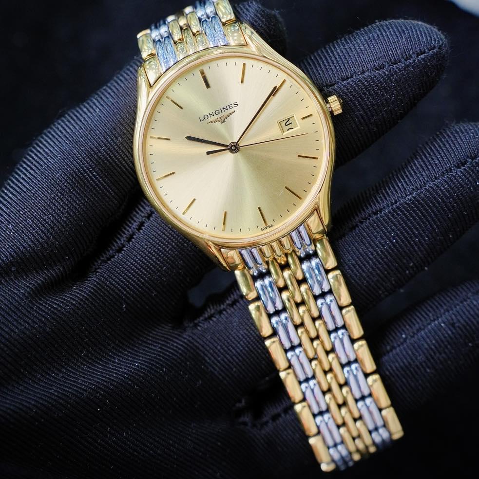 Longines 35mm Nam L4.759.2.32.7 Used – Thanh lịch cổ điển