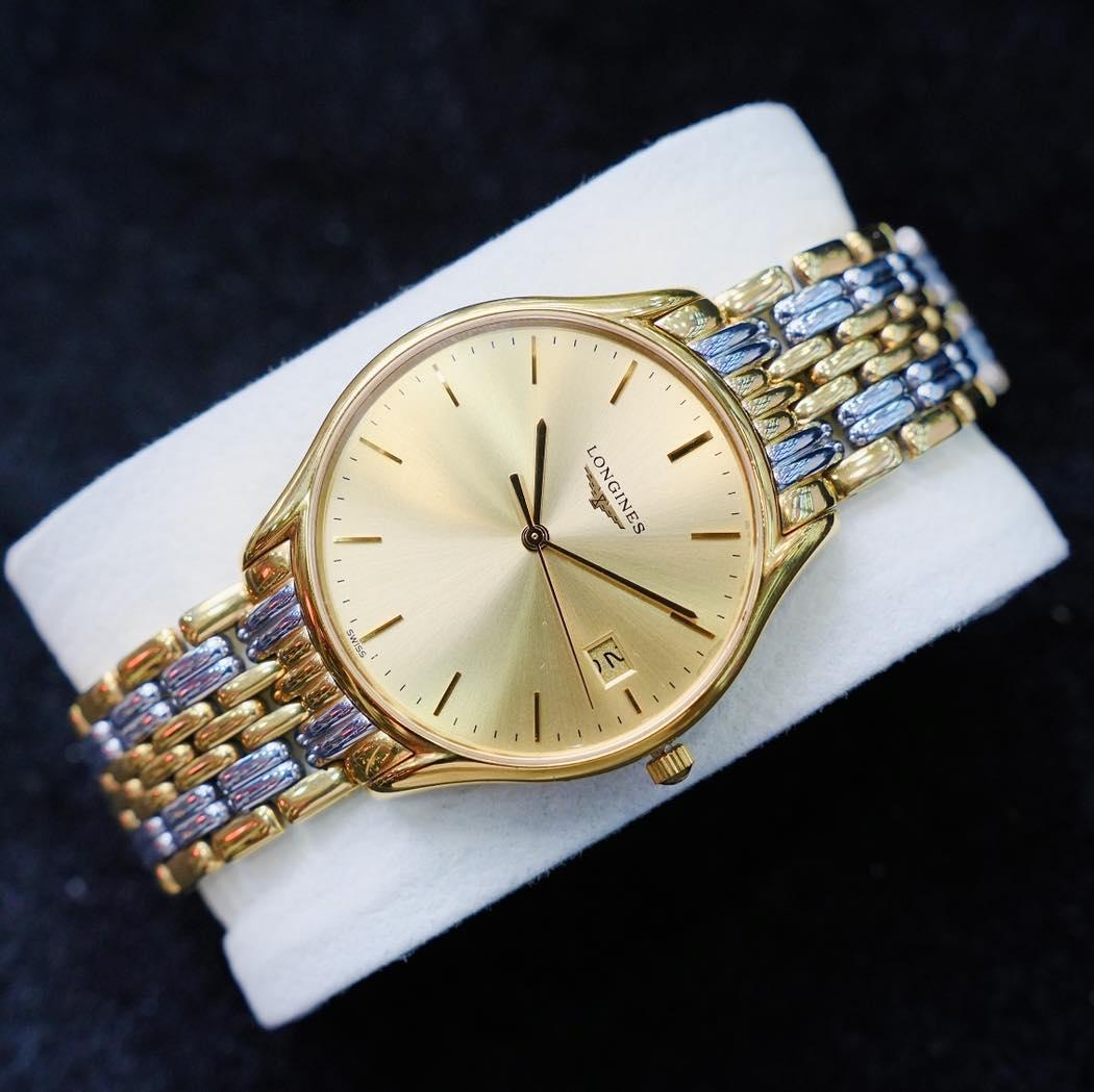 Longines 35mm Nam L4.759.2.32.7 Used – Thanh lịch cổ điển