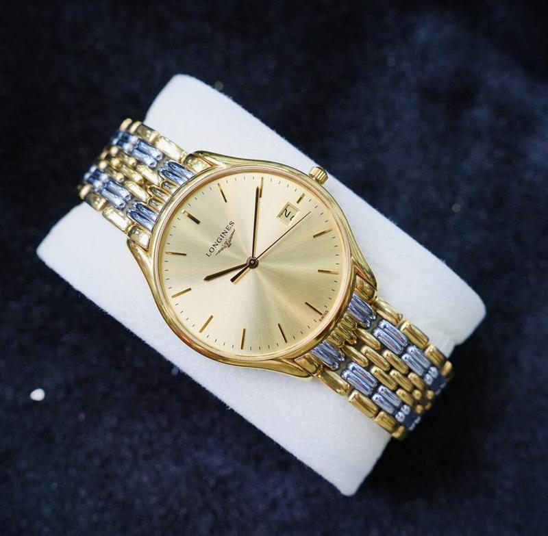 Longines 35mm Nam L4.759.2.32.7 Used – Thanh lịch cổ điển