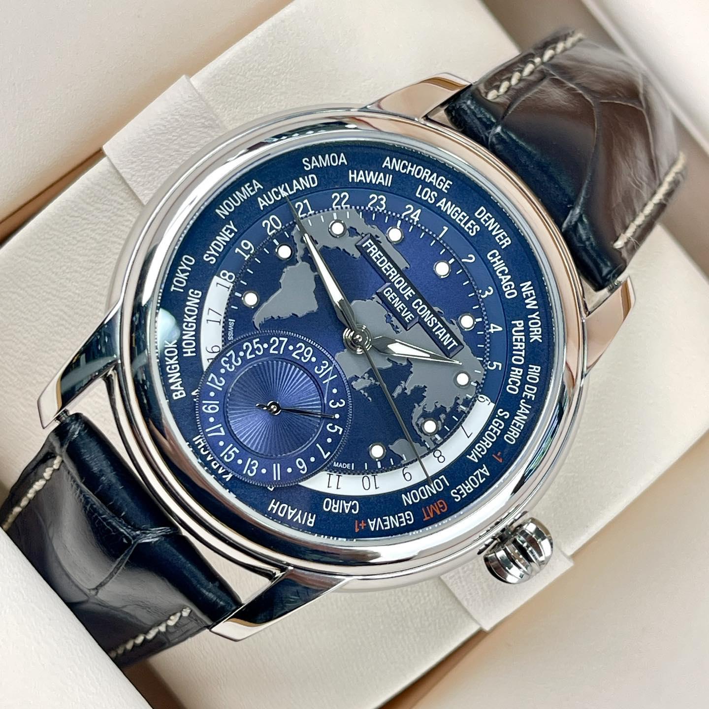 Frederique Constant Manufacture Worldtimer FC-718NWM4H6 Used