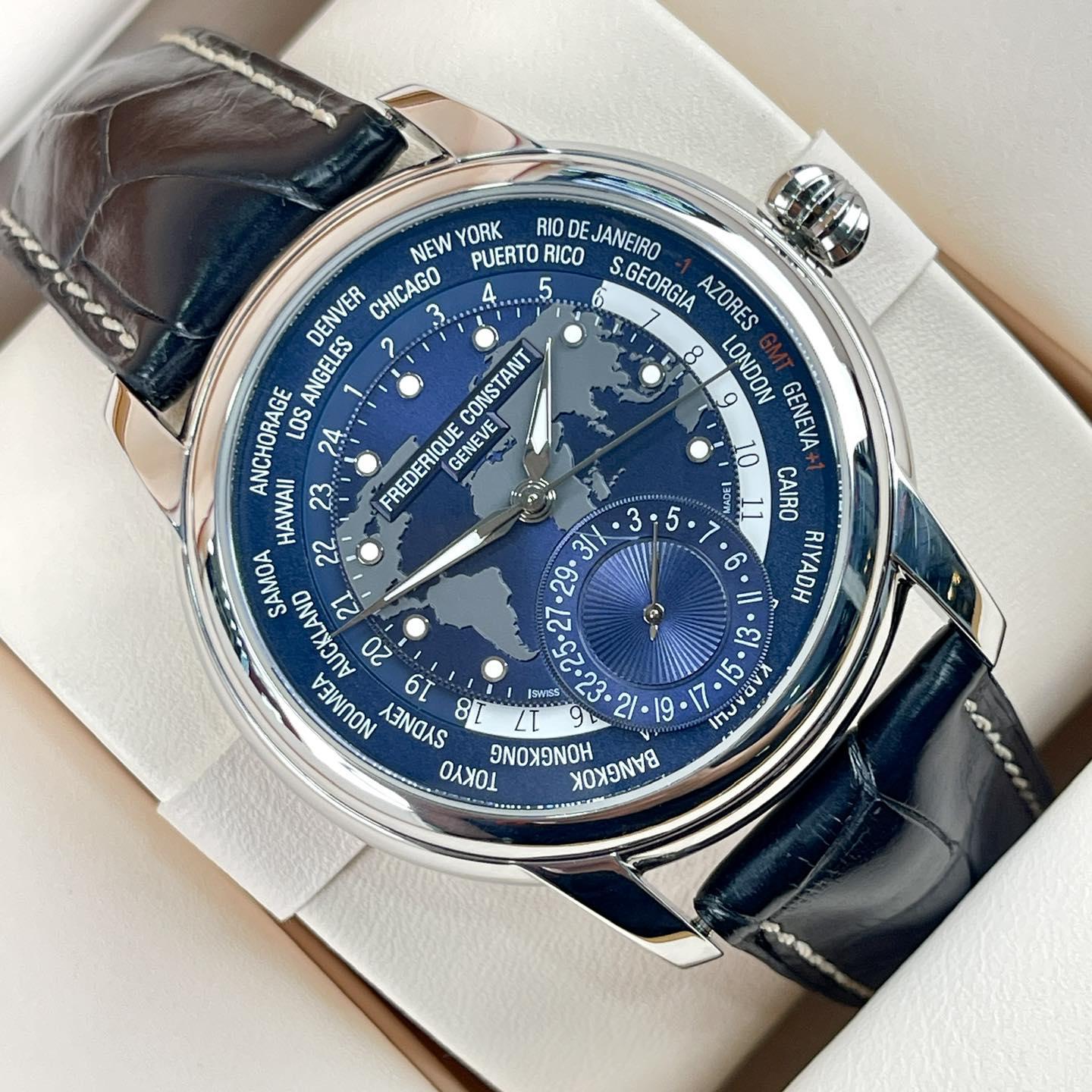 Frederique Constant Manufacture Worldtimer FC-718NWM4H6 Used
