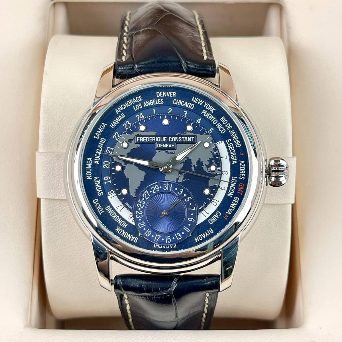 Frederique Constant Manufacture Worldtimer FC-718NWM4H6 Used
