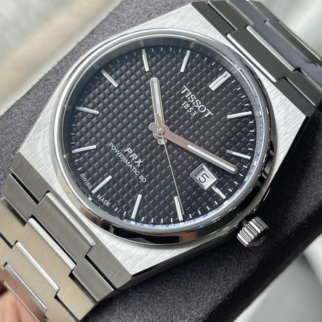 Tissot PRX Black T137.407.11.051.00 Powermatic 80 Nam 40mm Used