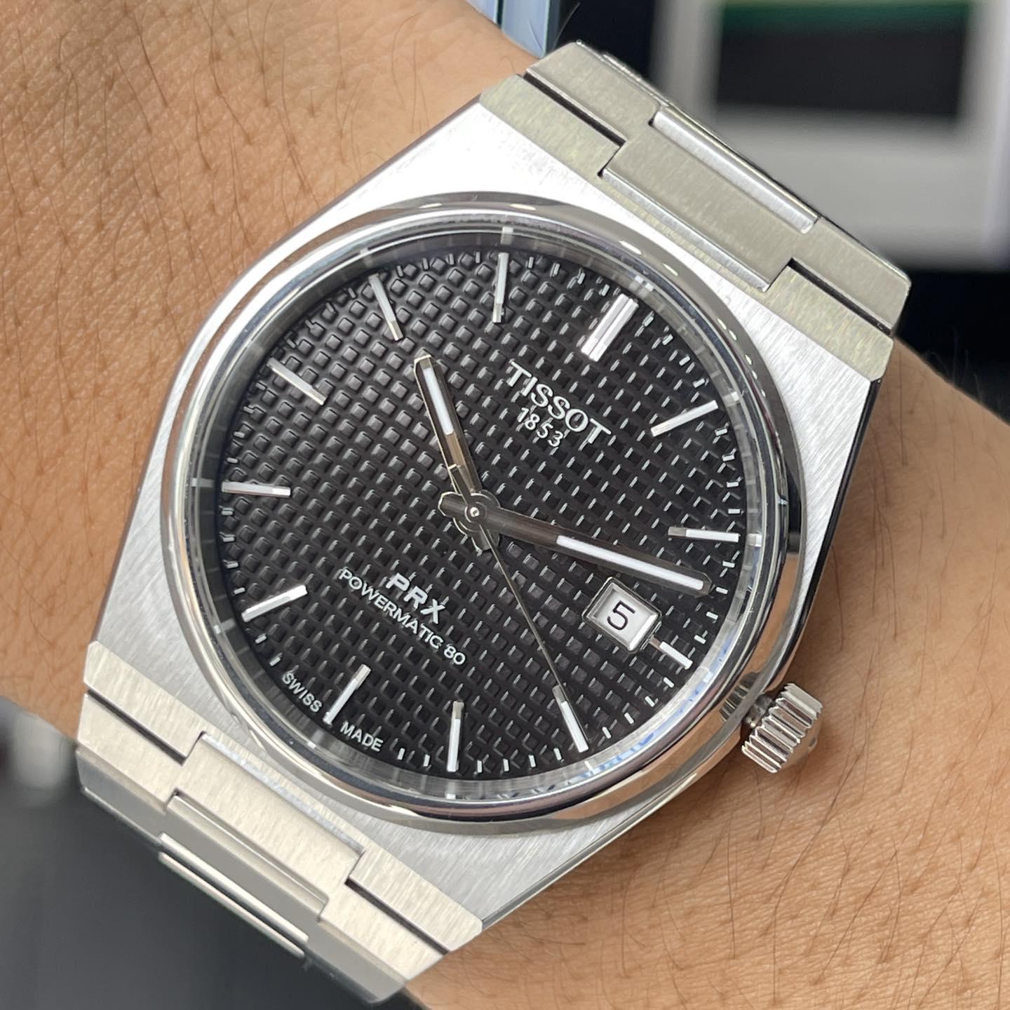 Tissot PRX Black T137.407.11.051.00 Powermatic 80 Nam 40mm Used