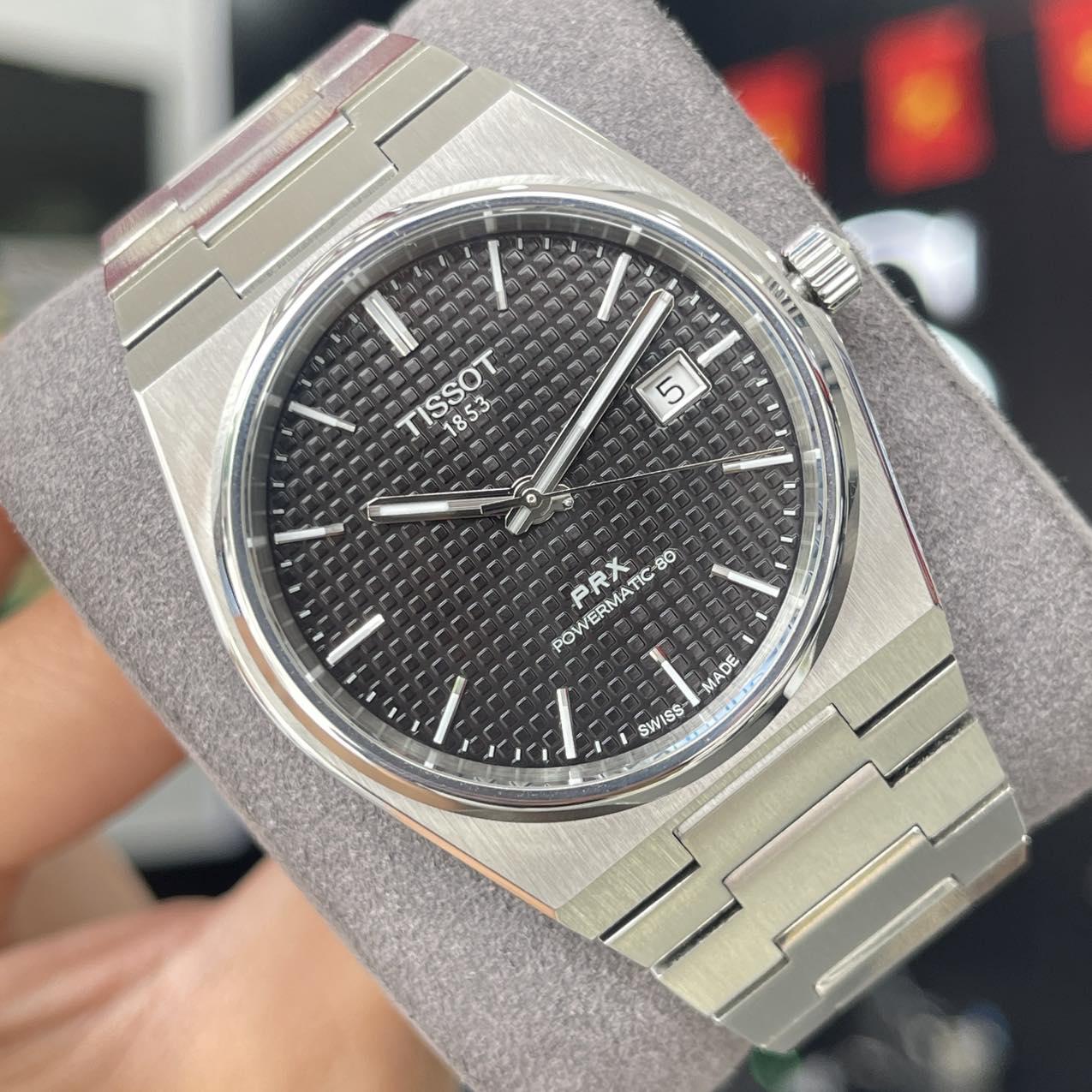 Tissot PRX Black T137.407.11.051.00 Powermatic 80 Nam 40mm Used