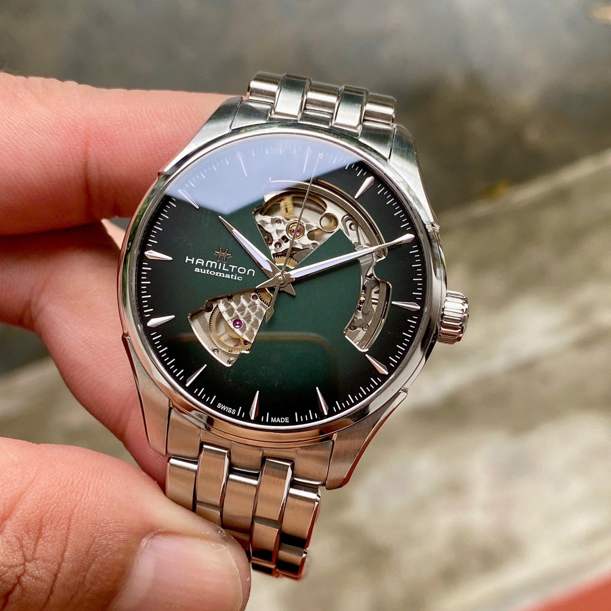 Hamilton Jazzmaster Open Heart Index 40mm H32675160 Used