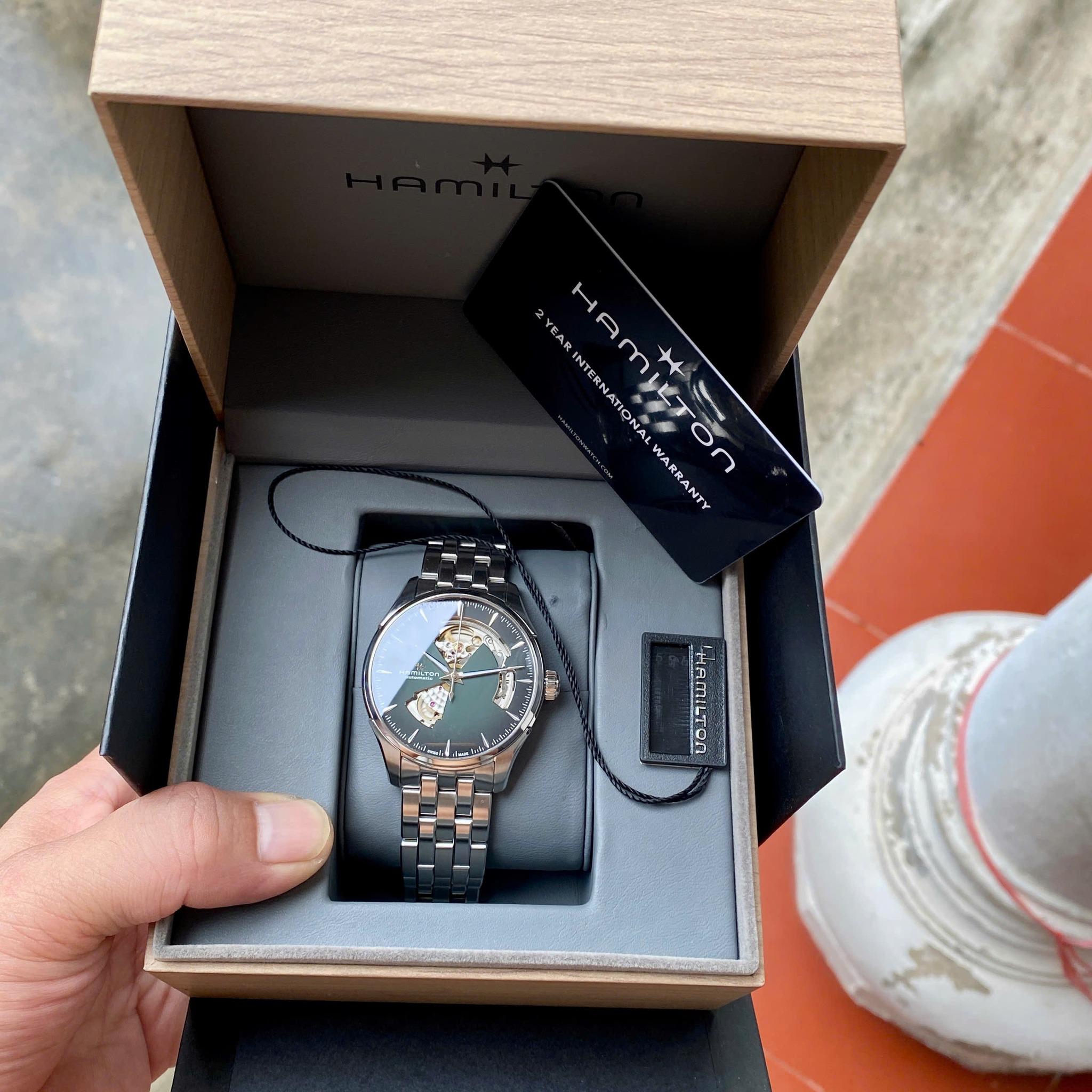 Hamilton Jazzmaster Open Heart Index 40mm H32675160 Used