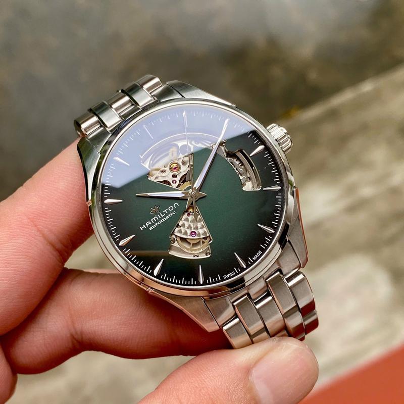 Hamilton Jazzmaster Open Heart Index 40mm H32675160 Used