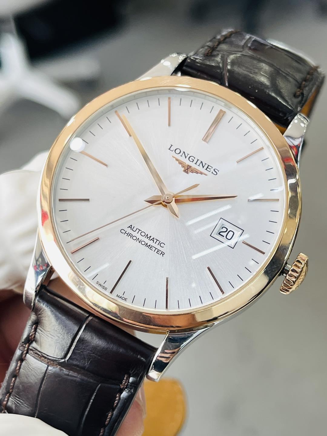 Longines Record L2.821.5.72.2 (L28215722) Used – Chuẩn Mực Chronometer
