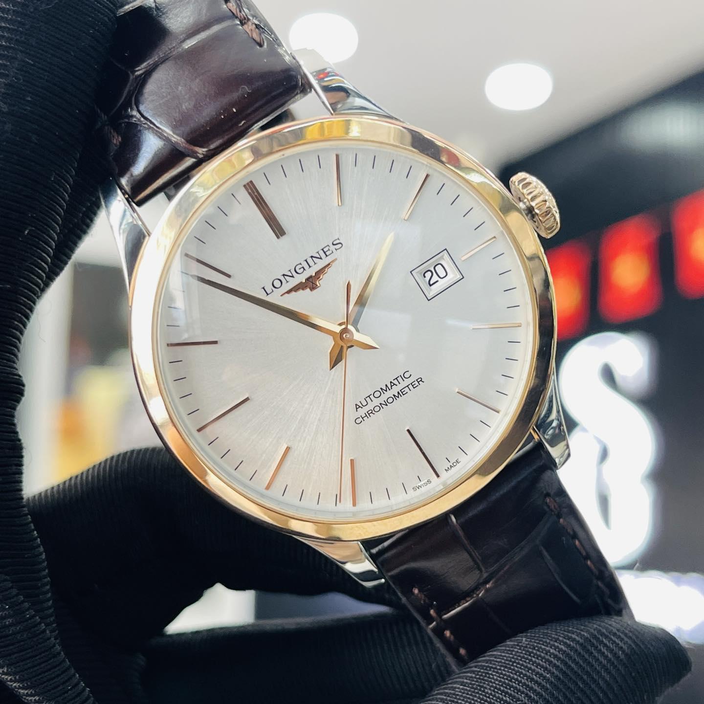 Longines Record L2.821.5.72.2 (L28215722) Used – Chuẩn Mực Chronometer