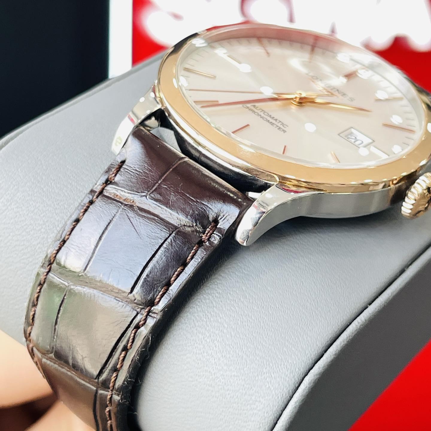 Longines Record L2.821.5.72.2 (L28215722) Used – Chuẩn Mực Chronometer