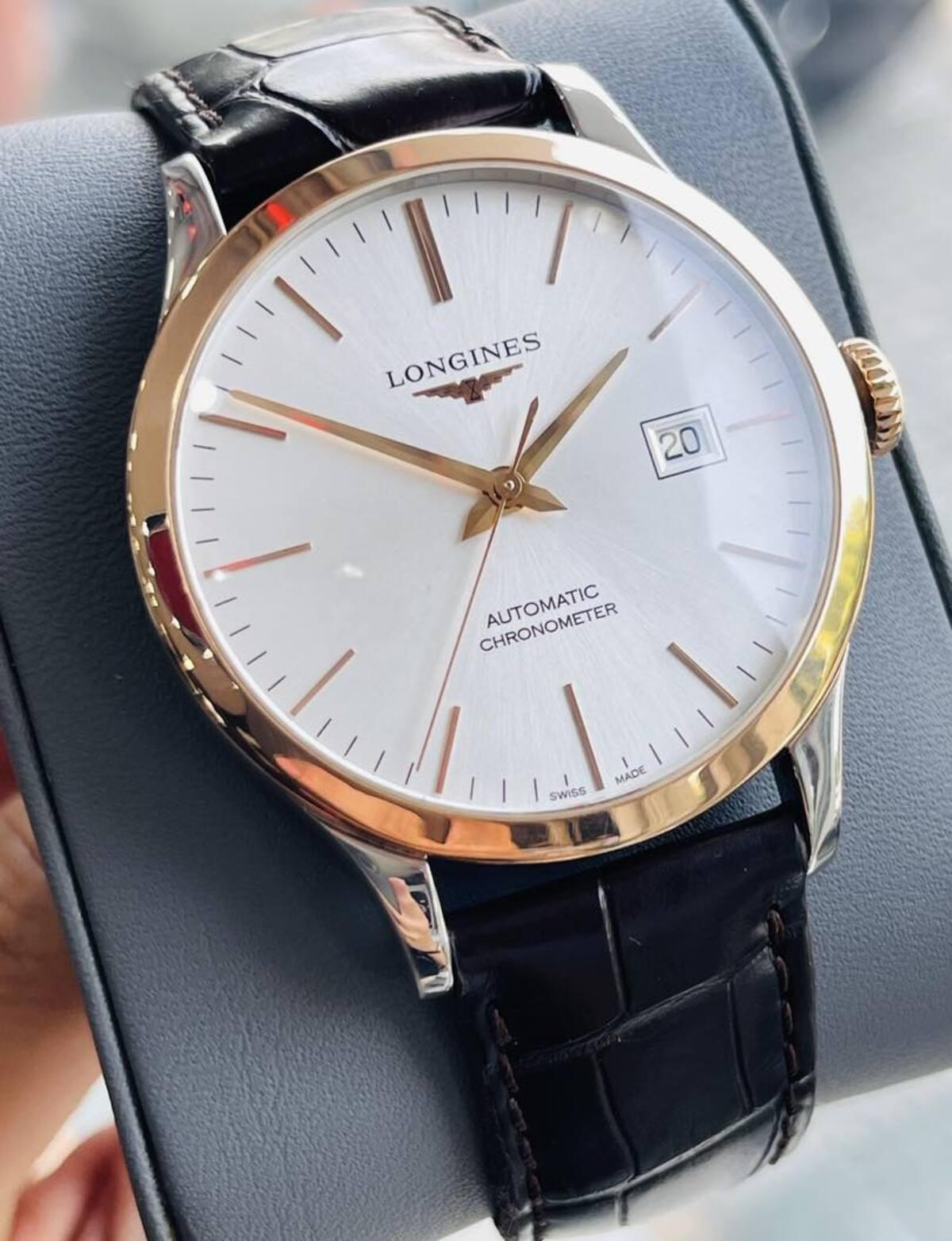 Longines Record L2.821.5.72.2 (L28215722) Used – Chuẩn Mực Chronometer