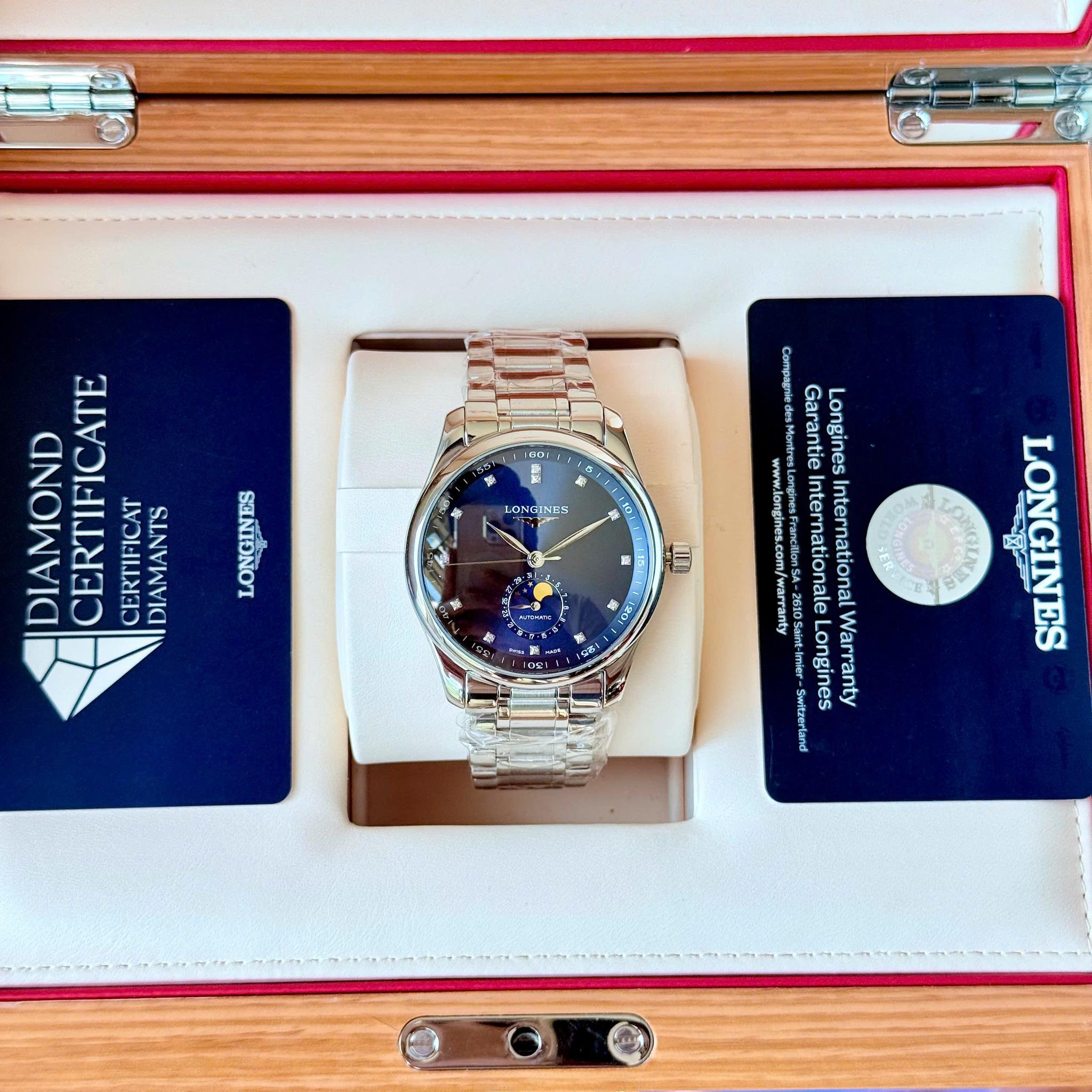 Longines Master Moon Phase L2.909.4.97.6 Used – Tuyệt Tác Moonphase