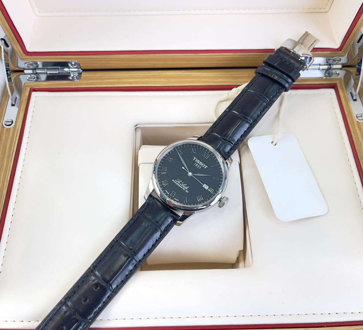 Tissot Le Locle Powermatic 80 T006.407.16.053.00 Dial Đen Used