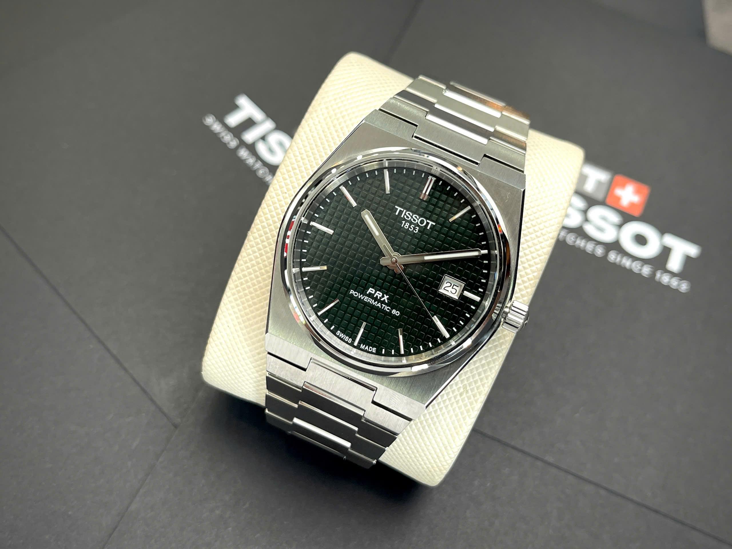 Tissot PRX Powermatic 80 40mm T137.407.11.091.00 – Automatic Green Dial Swiss Made