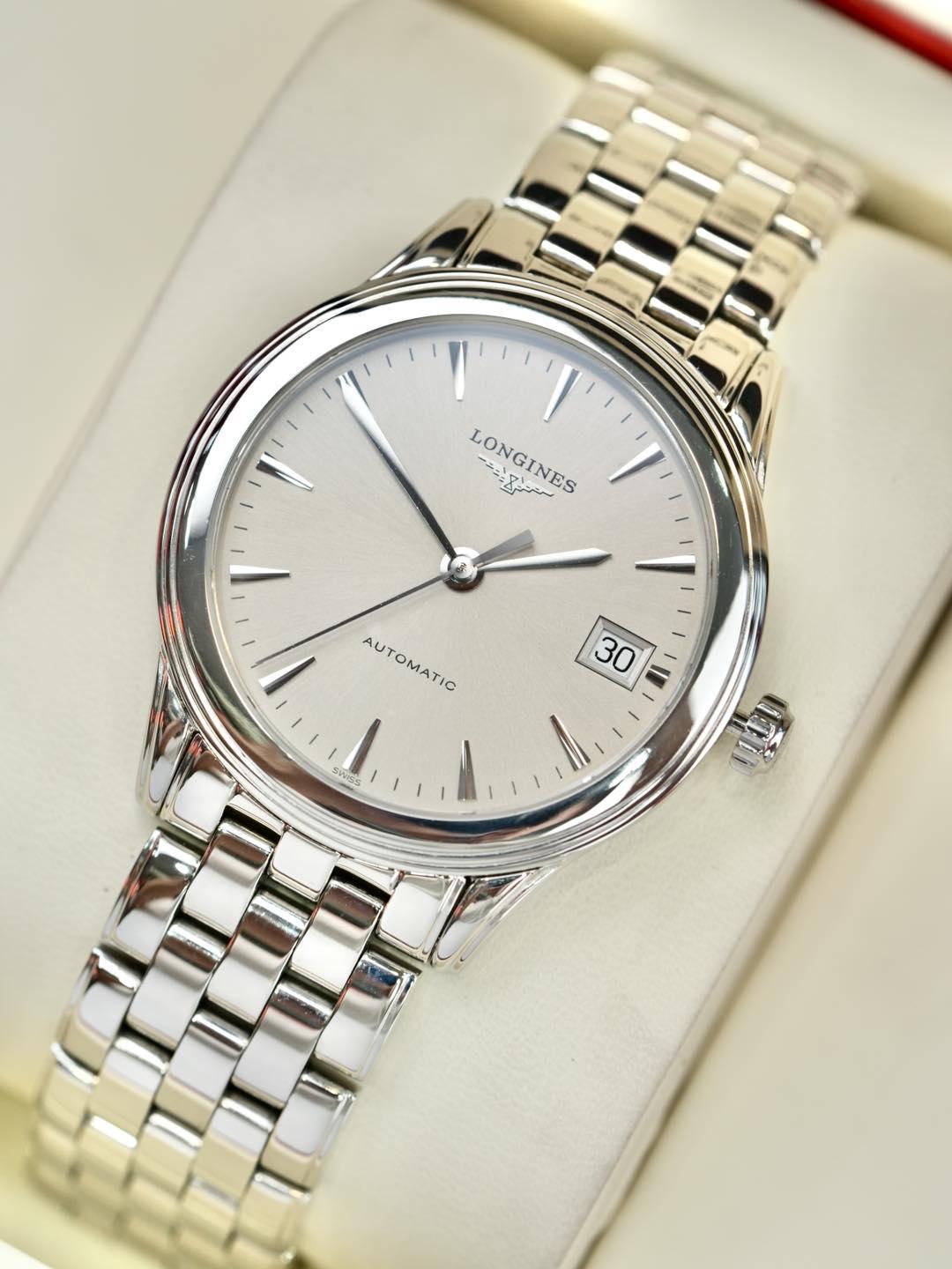 Longines Flagship L4.774.4.99.6 Used – 35.6mm | Kính Sapphire, Máy Automatic L6