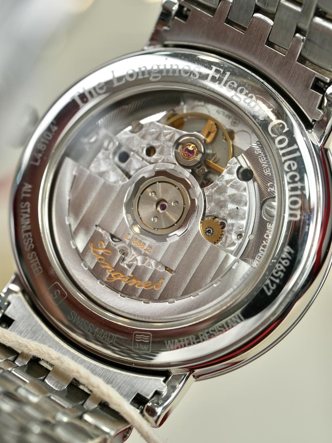 Longines The Elegant Collection L4.810.4.77.6 Used – 37mm | Kim Cương Tự Nhiên, Máy L888.2