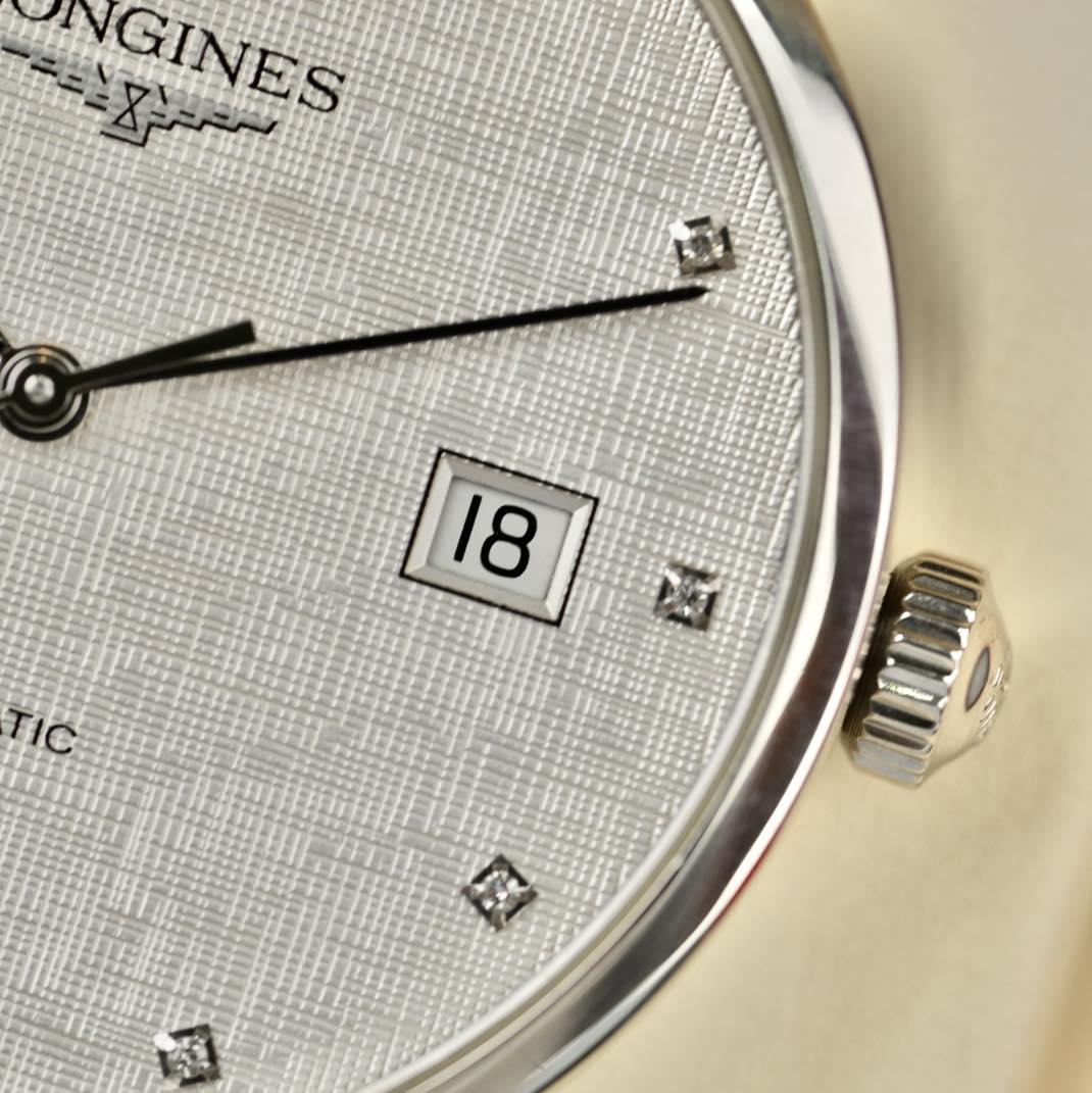 Longines The Elegant Collection L4.810.4.77.6 Used – 37mm | Kim Cương Tự Nhiên, Máy L888.2