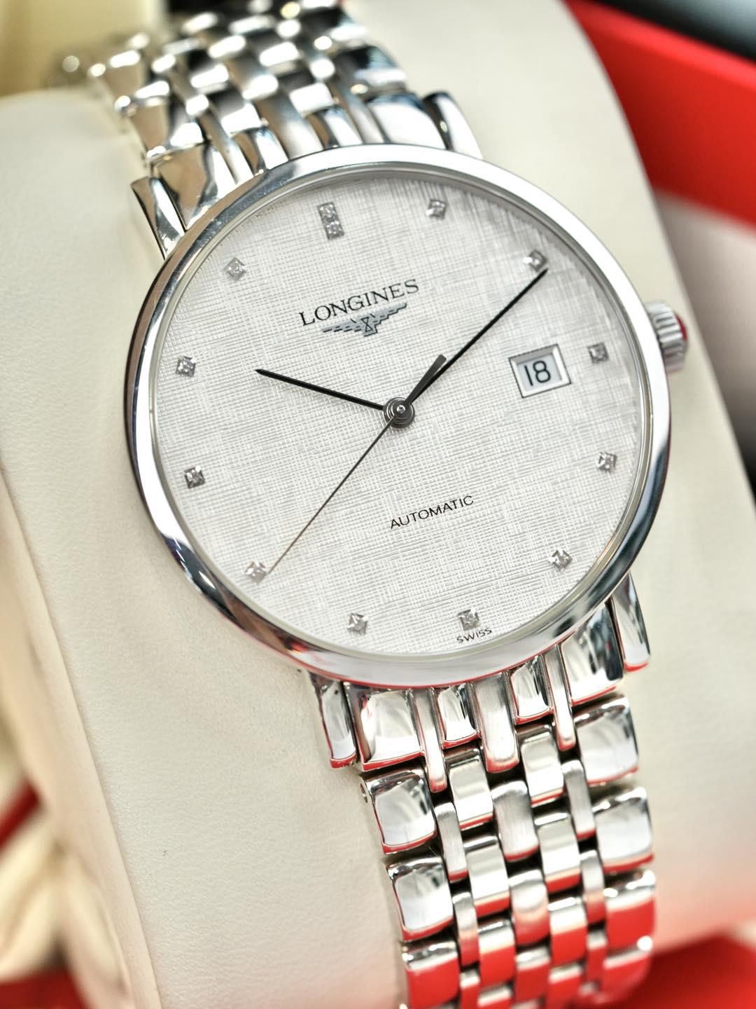 Longines The Elegant Collection L4.810.4.77.6 Used – 37mm | Kim Cương Tự Nhiên, Máy L888.2