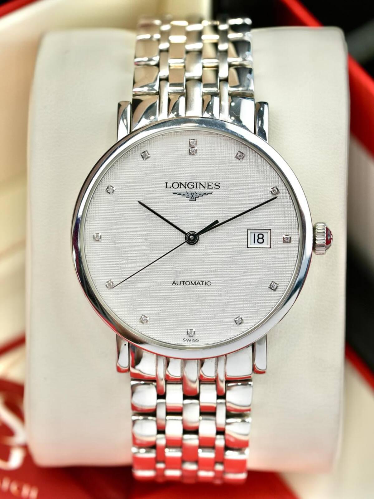 Longines The Elegant Collection L4.810.4.77.6 Used – 37mm | Kim Cương Tự Nhiên, Máy L888.2