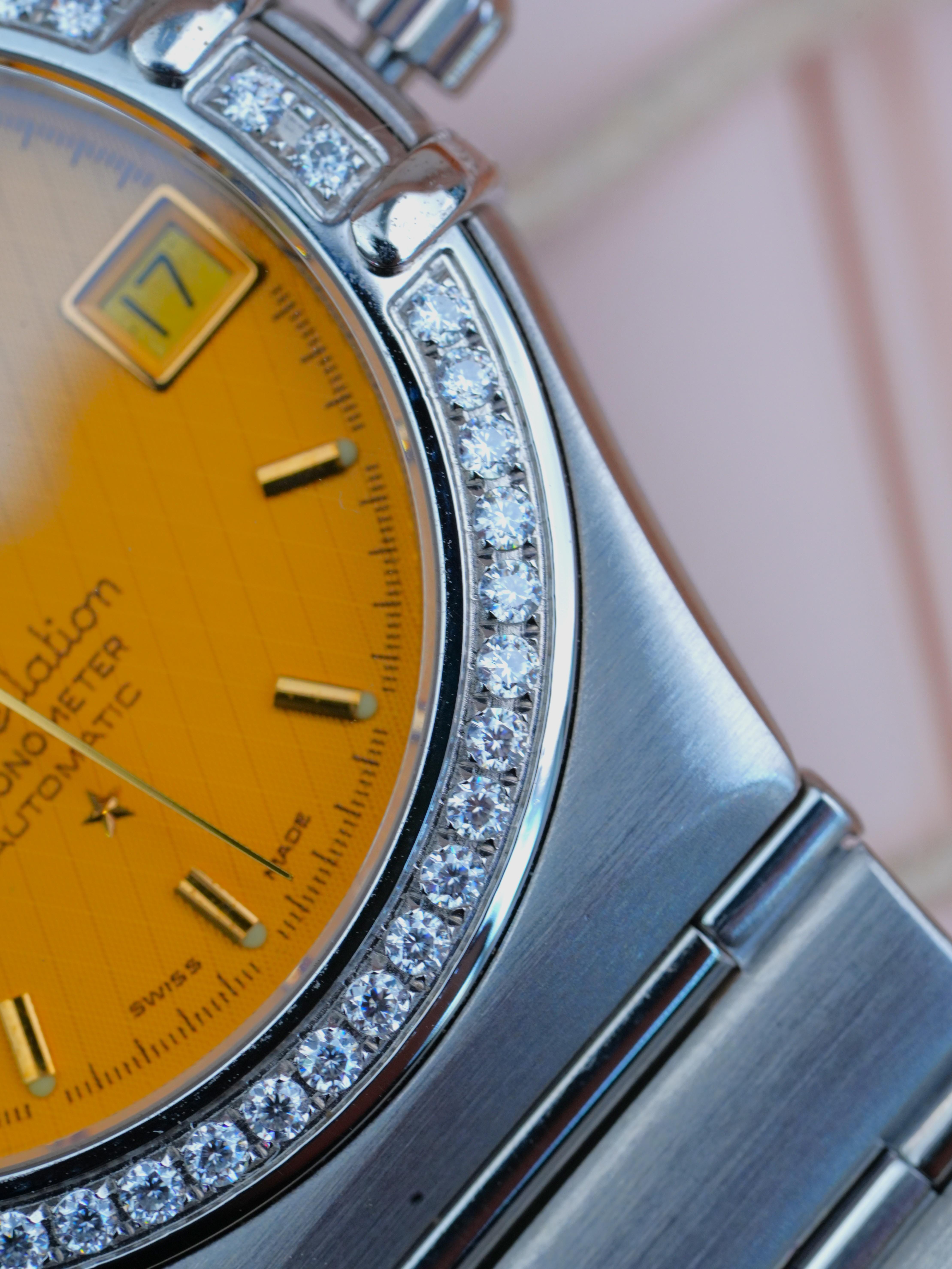 Đồng Hồ Omega Constellation 1302.10.00 35.5mm Vàng 18K Used