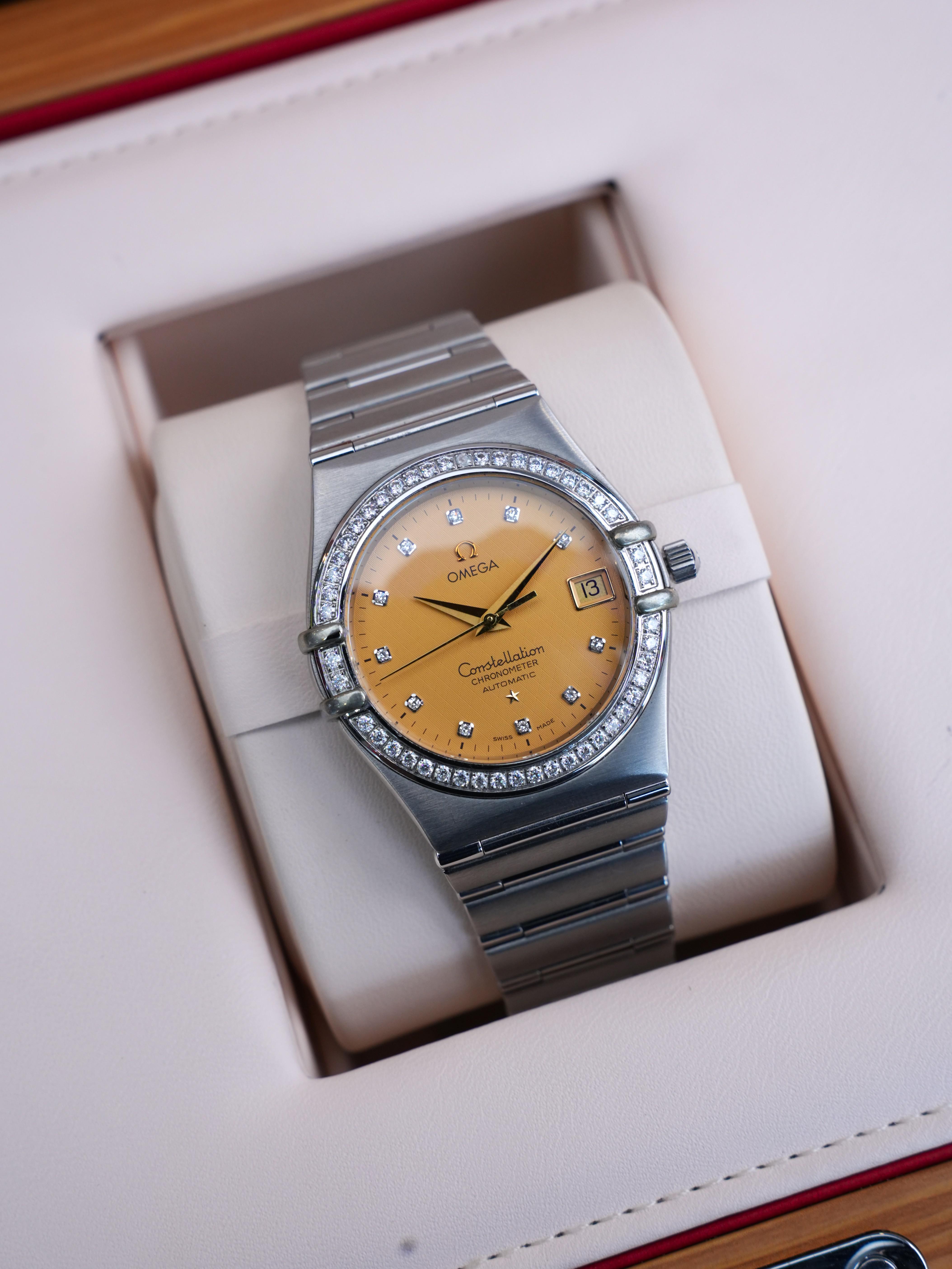 Đồng Hồ Omega Constellation 1302.10.00 35.5mm Vàng 18K Used