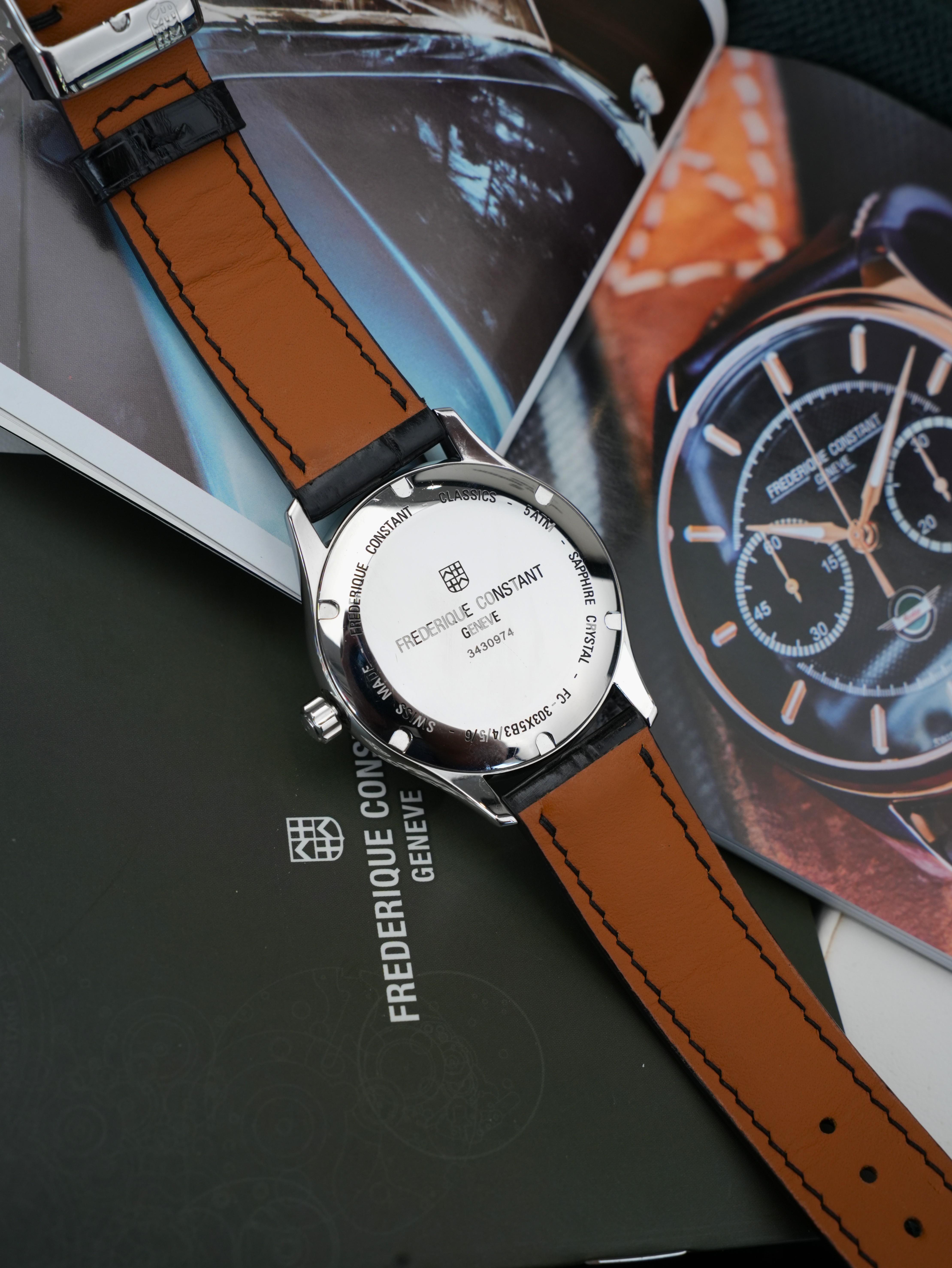 Đồng Hồ Frederique Constant Classic FC-303LGS5B6 40mm Automatic Used