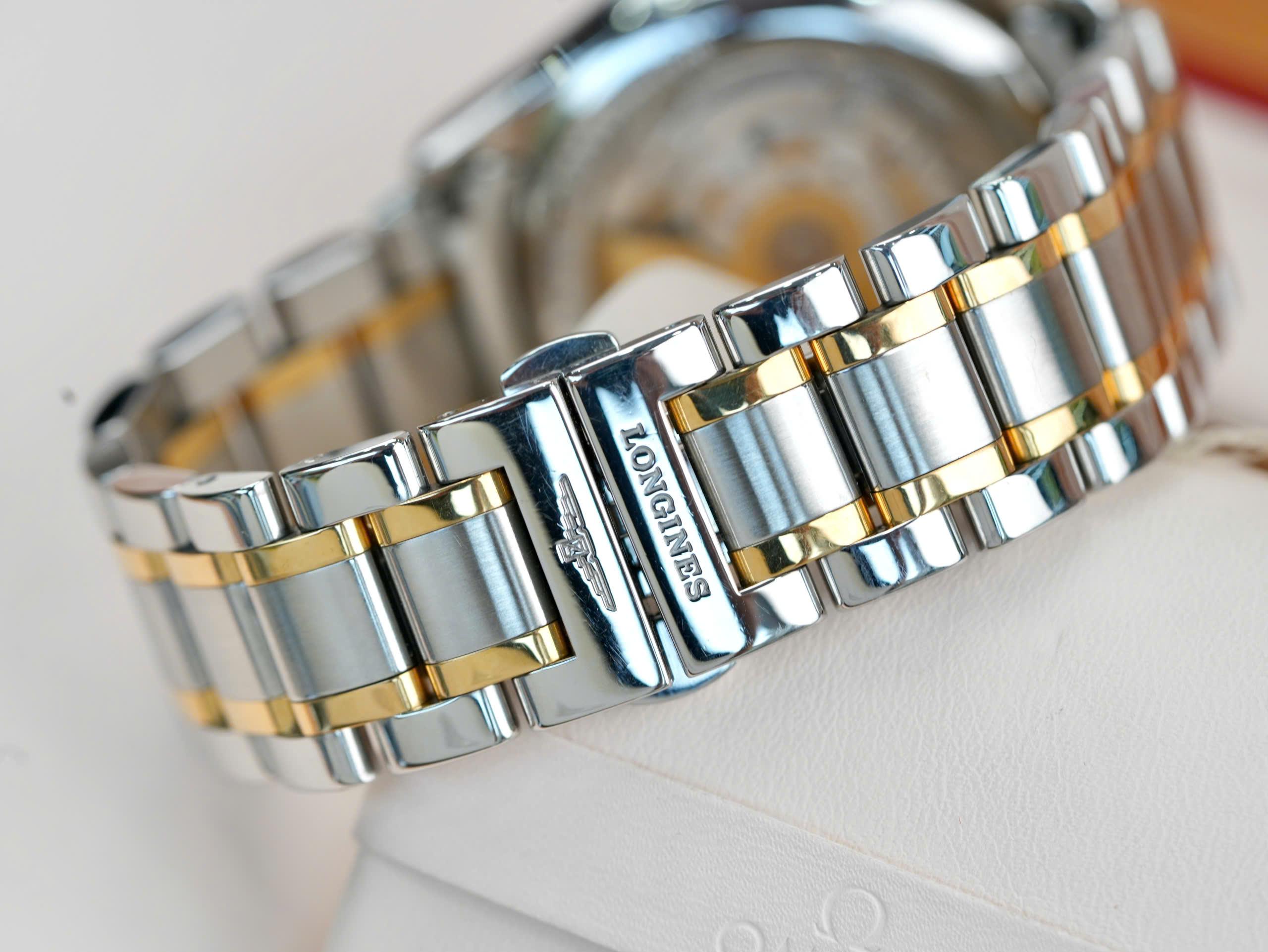 Longines Master L2.755.5.38.7 (L27555387) 38.5mm Used – Automatic Demi Vàng Thụy Sĩ