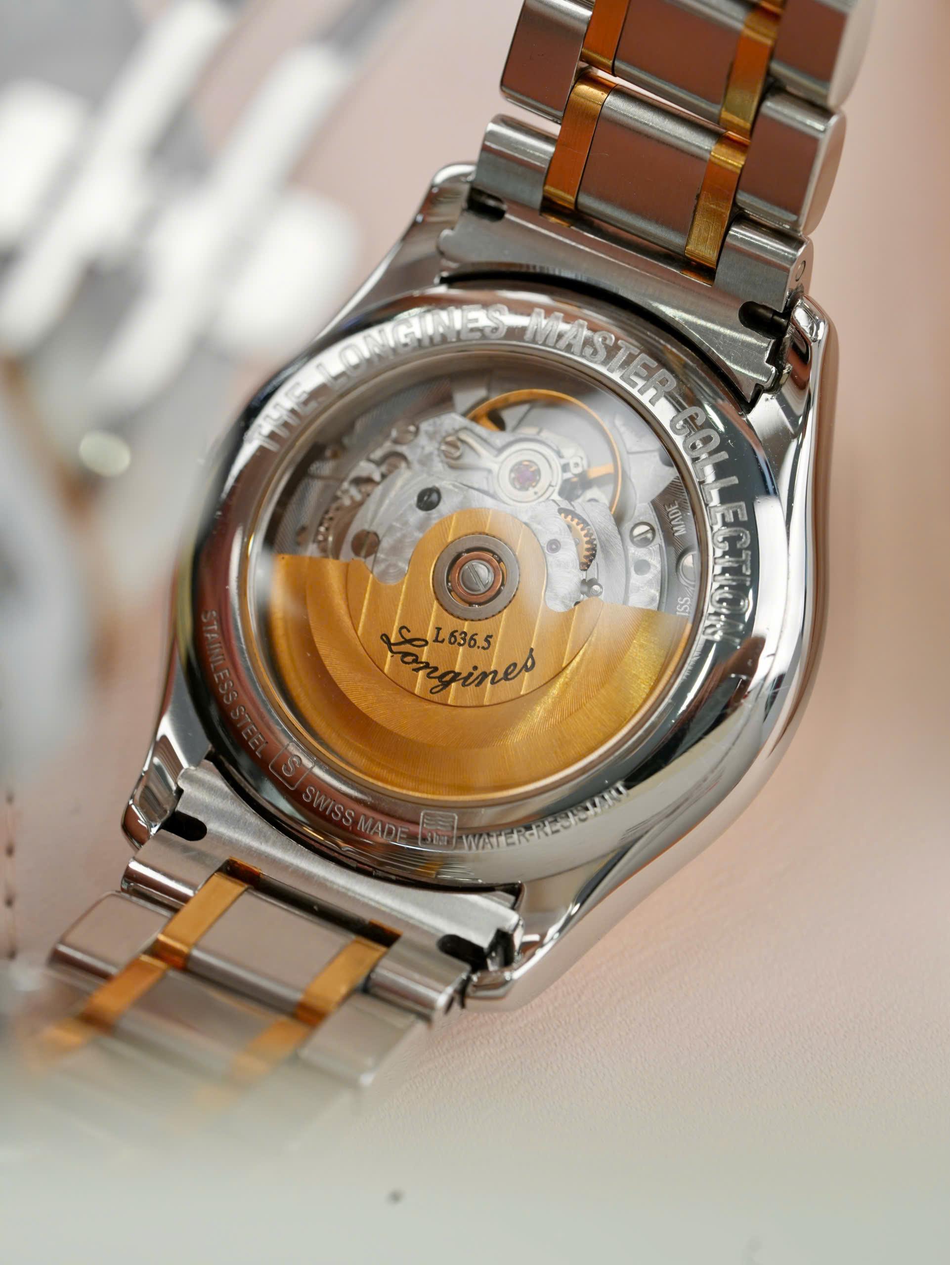 Longines Master L2.755.5.38.7 (L27555387) 38.5mm Used – Automatic Demi Vàng Thụy Sĩ