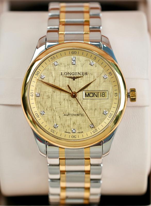 Longines Master L2.755.5.38.7 (L27555387) 38.5mm Used – Automatic Demi Vàng Thụy Sĩ