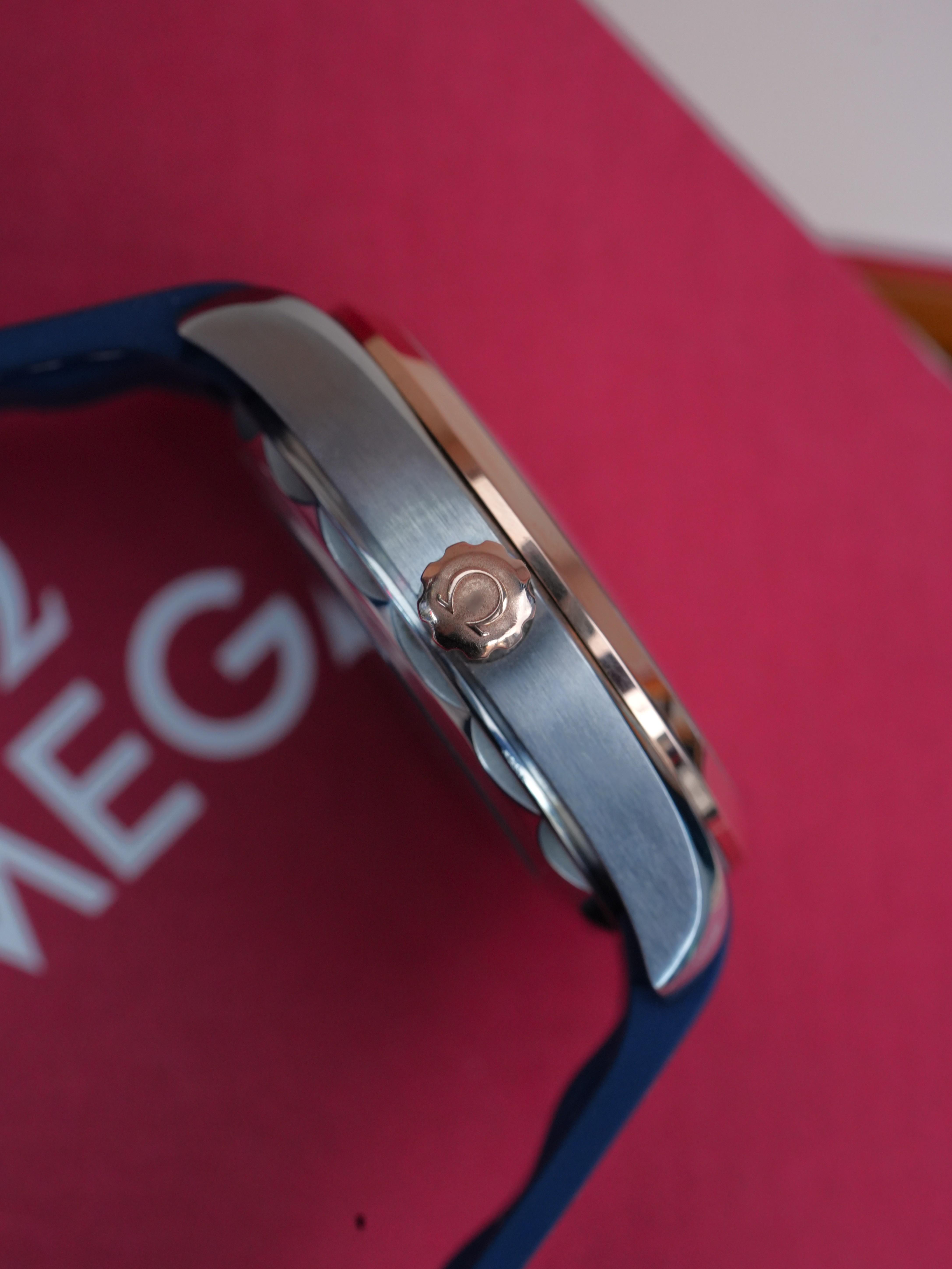 Omega Seamaster Aqua Terra 220.22.38.20.02.001 38mm Used Full Box 3 Thẻ – Master Chronometer Demi Vàng