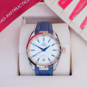 Omega Seamaster Aqua Terra 220.22.38.20.02.001 38mm Used Full Box 3 Thẻ – Master Chronometer Demi Vàng