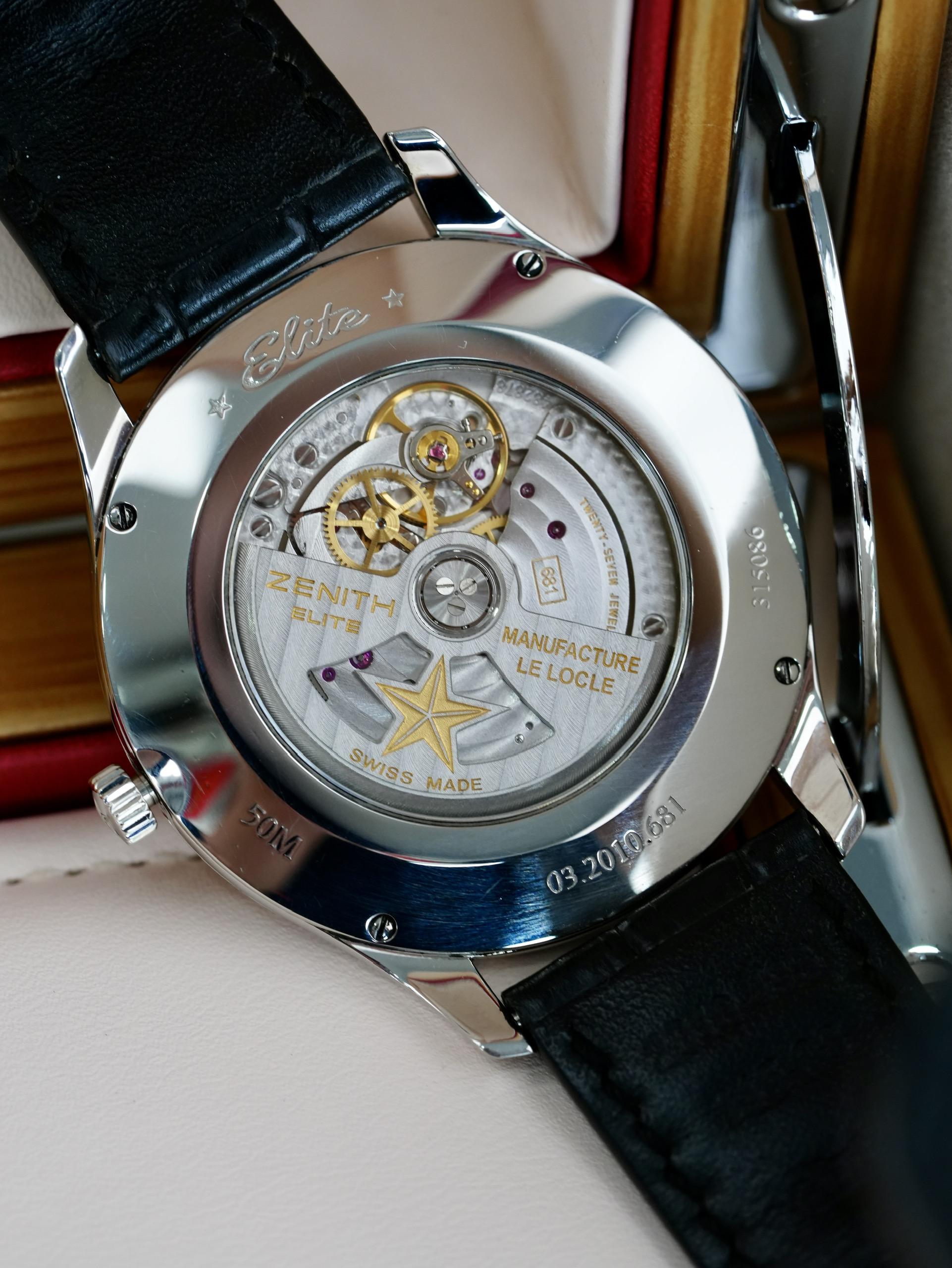 Zenith Elite Ultra Thin 03.2010.681/11.C493 (USED) – Siêu mỏng thanh lịch