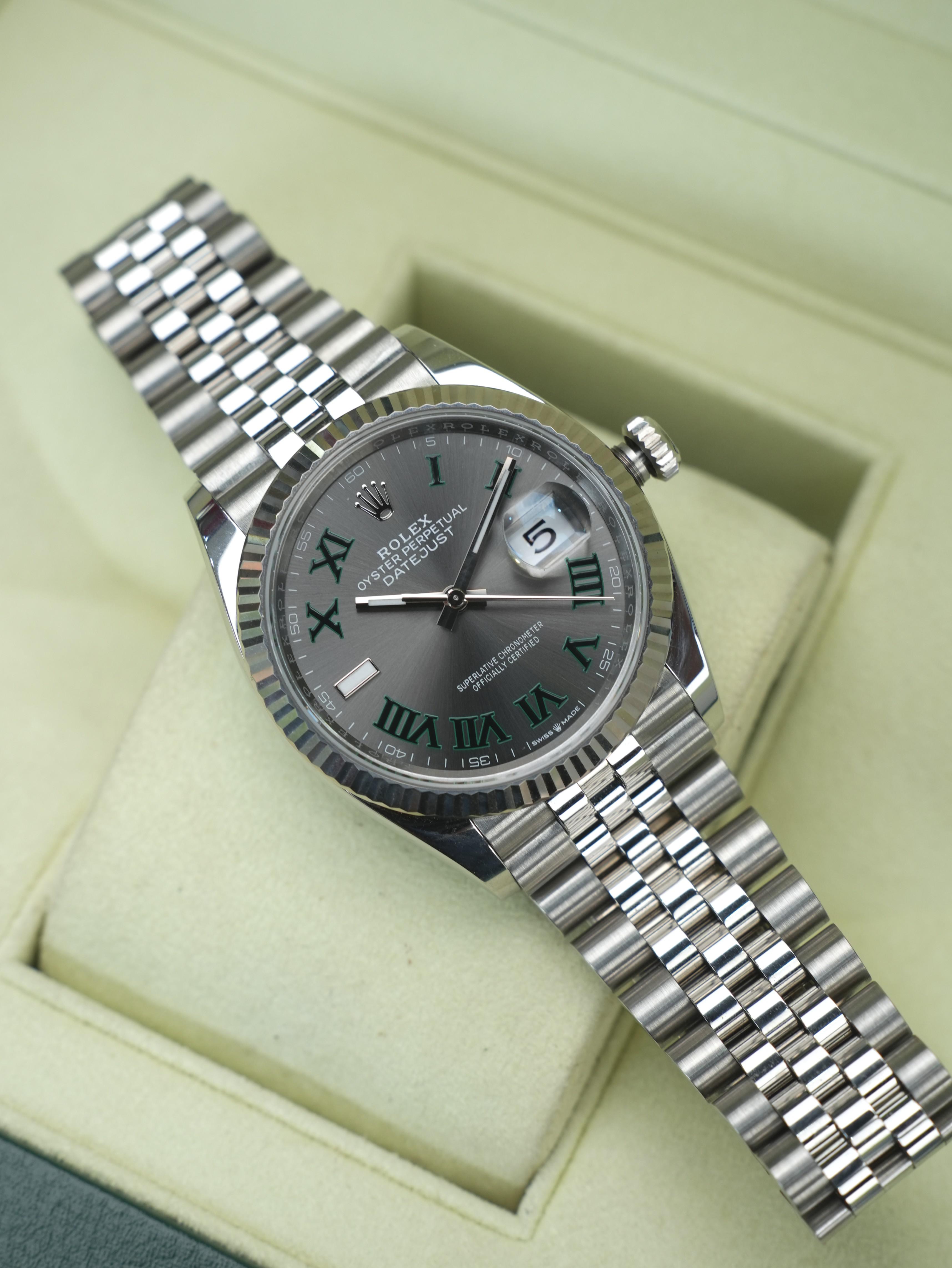 Rolex Datejust 36mm 126234 (Wimbledon Dial) – USED Fullset, Like New 99%