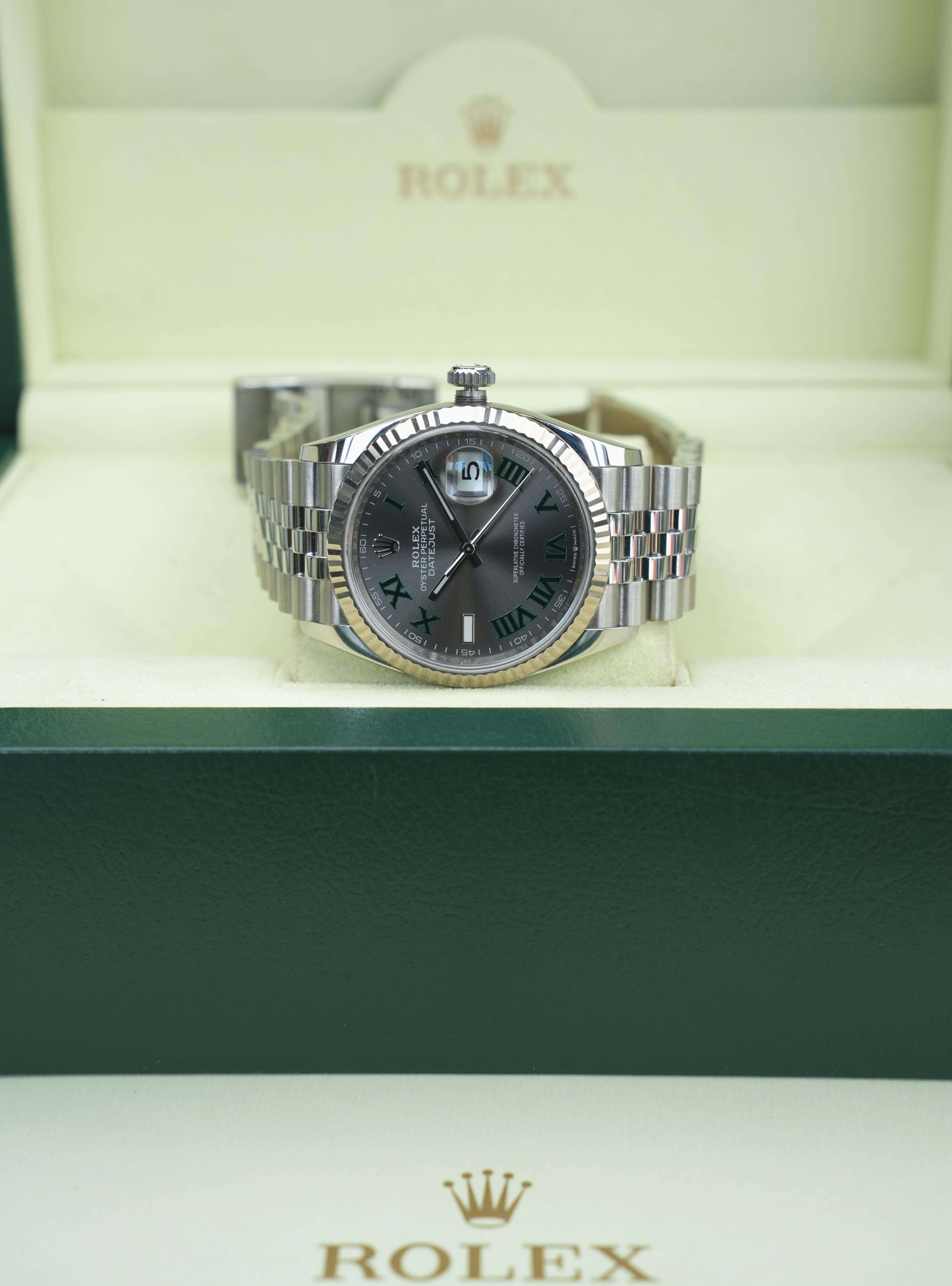 Rolex Datejust 36mm 126234 (Wimbledon Dial) – USED Fullset, Like New 99%