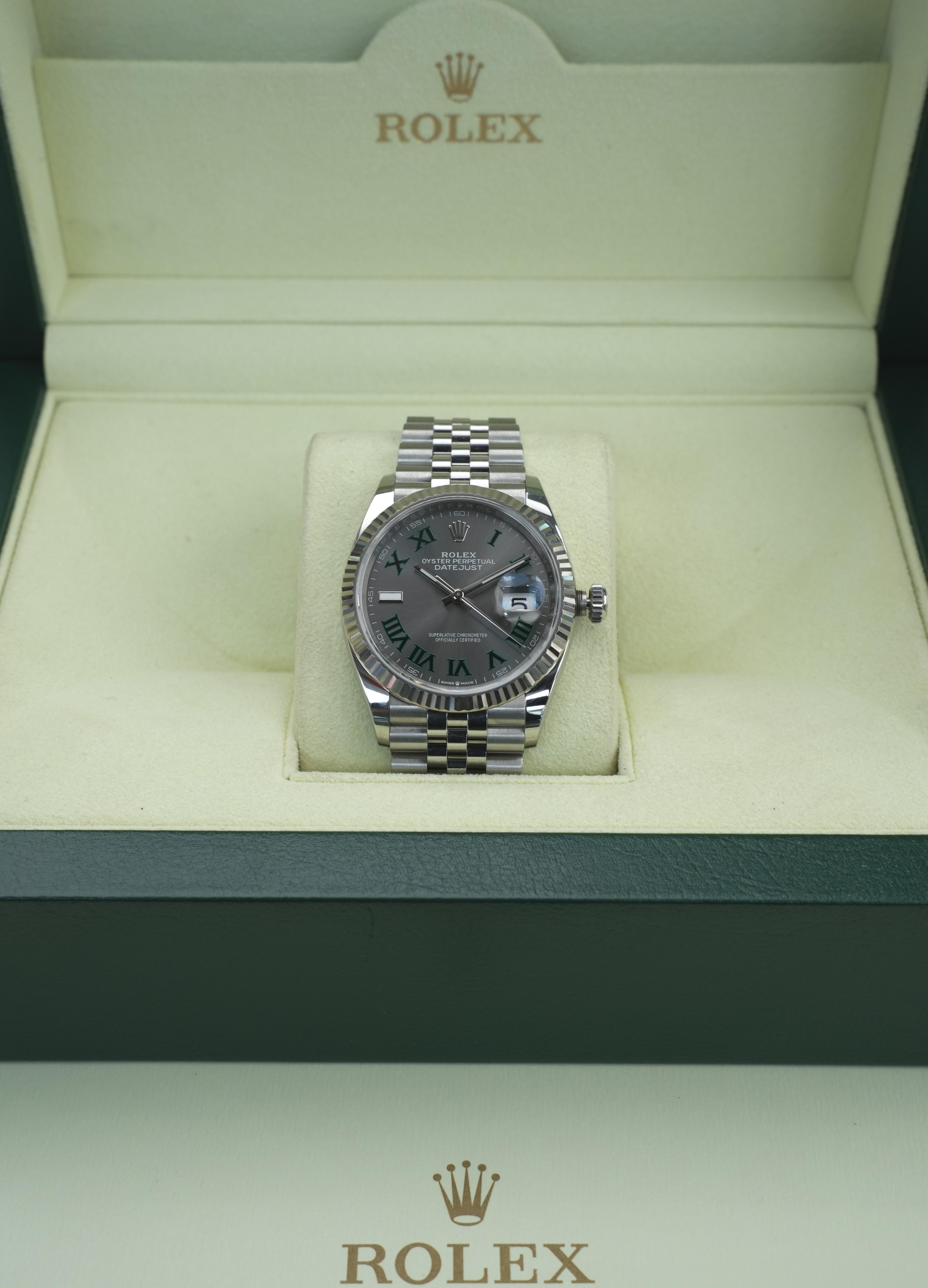 Rolex Datejust 36mm 126234 (Wimbledon Dial) – USED Fullset, Like New 99%