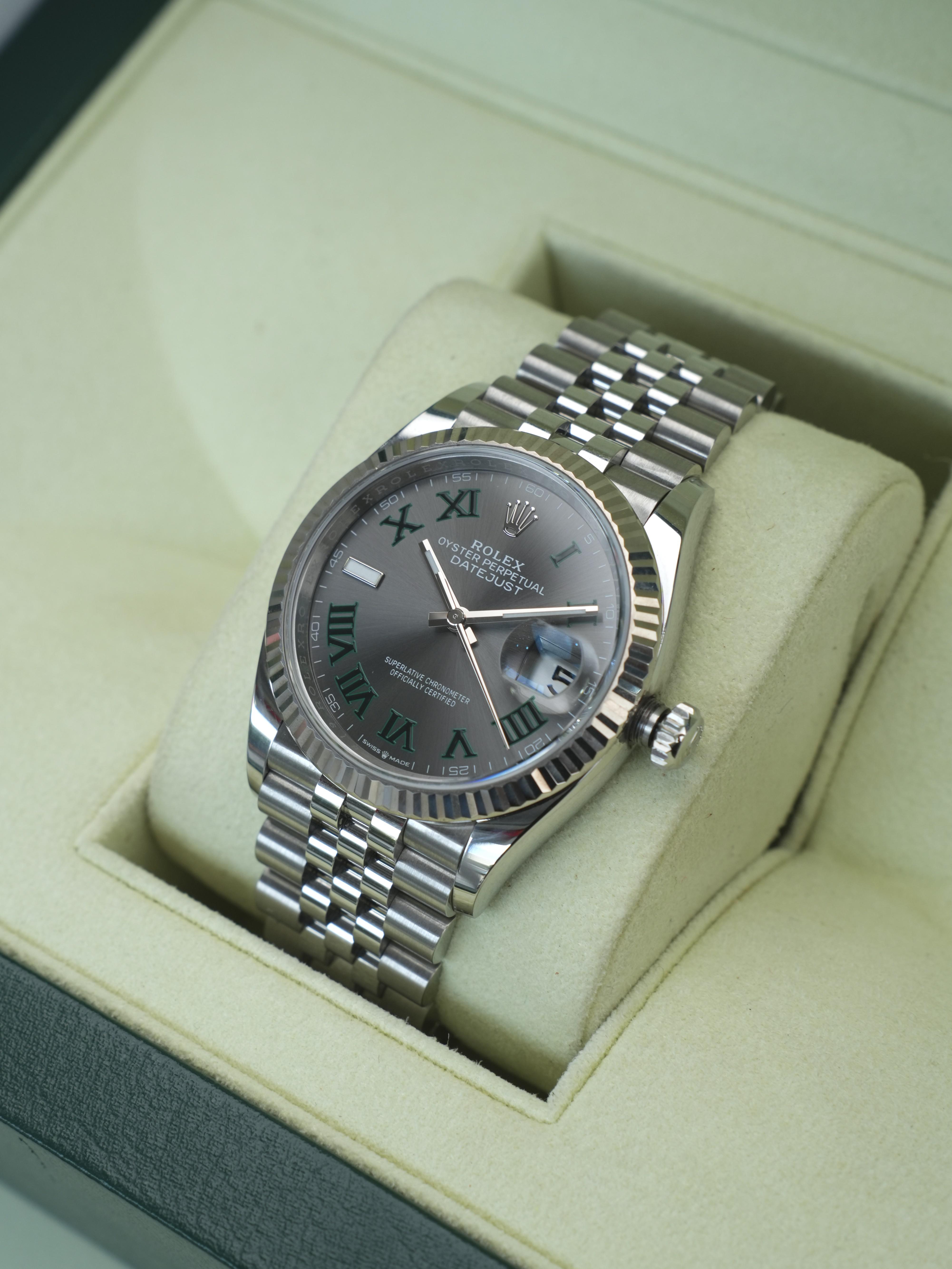 Rolex Datejust 36mm 126234 (Wimbledon Dial) – USED Fullset, Like New 99%