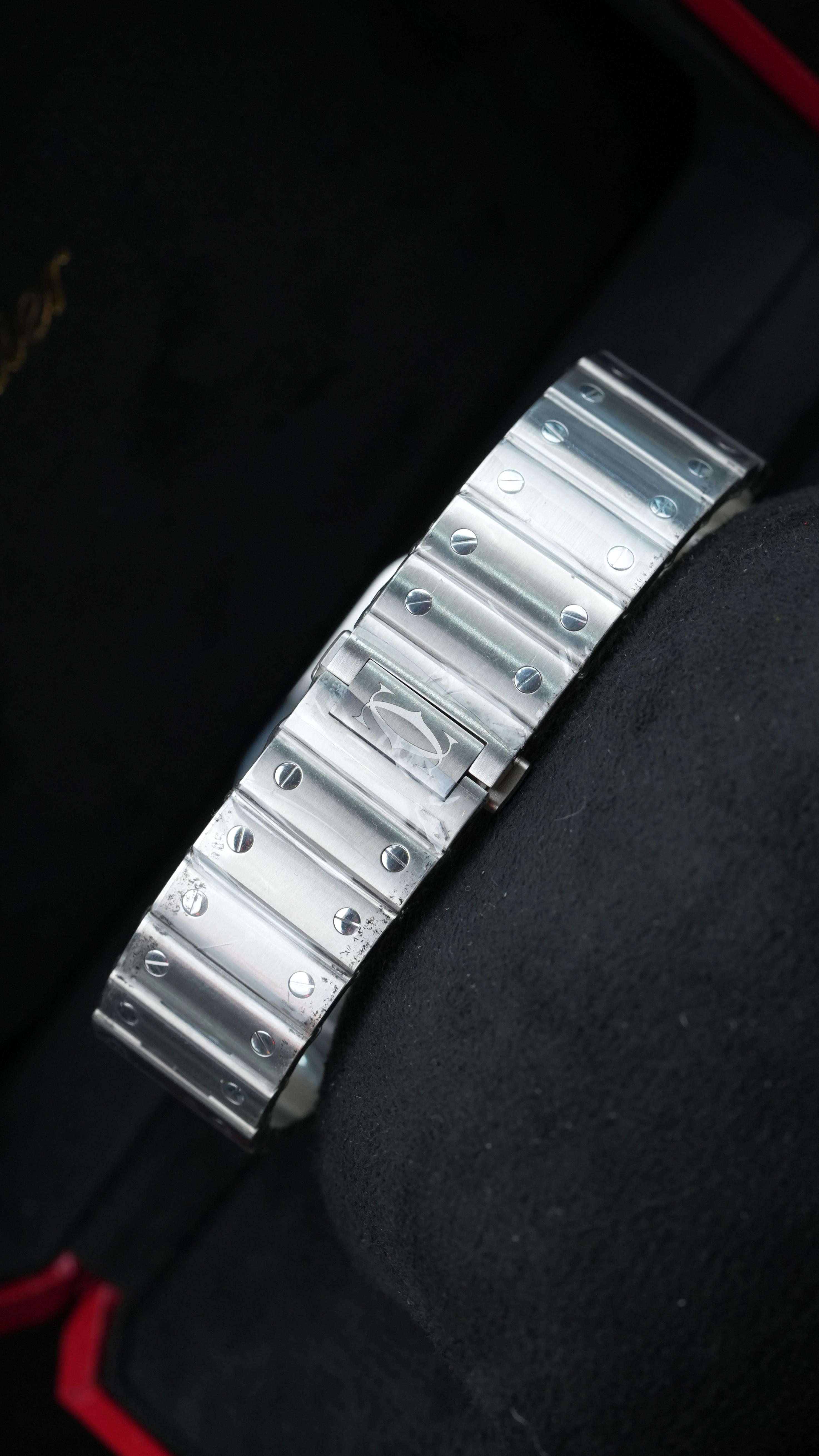 Cartier Santos de Cartier WSSA0062 Automatic – Thiết Kế Xanh Lá Biểu Tượng Hơn 100 Năm