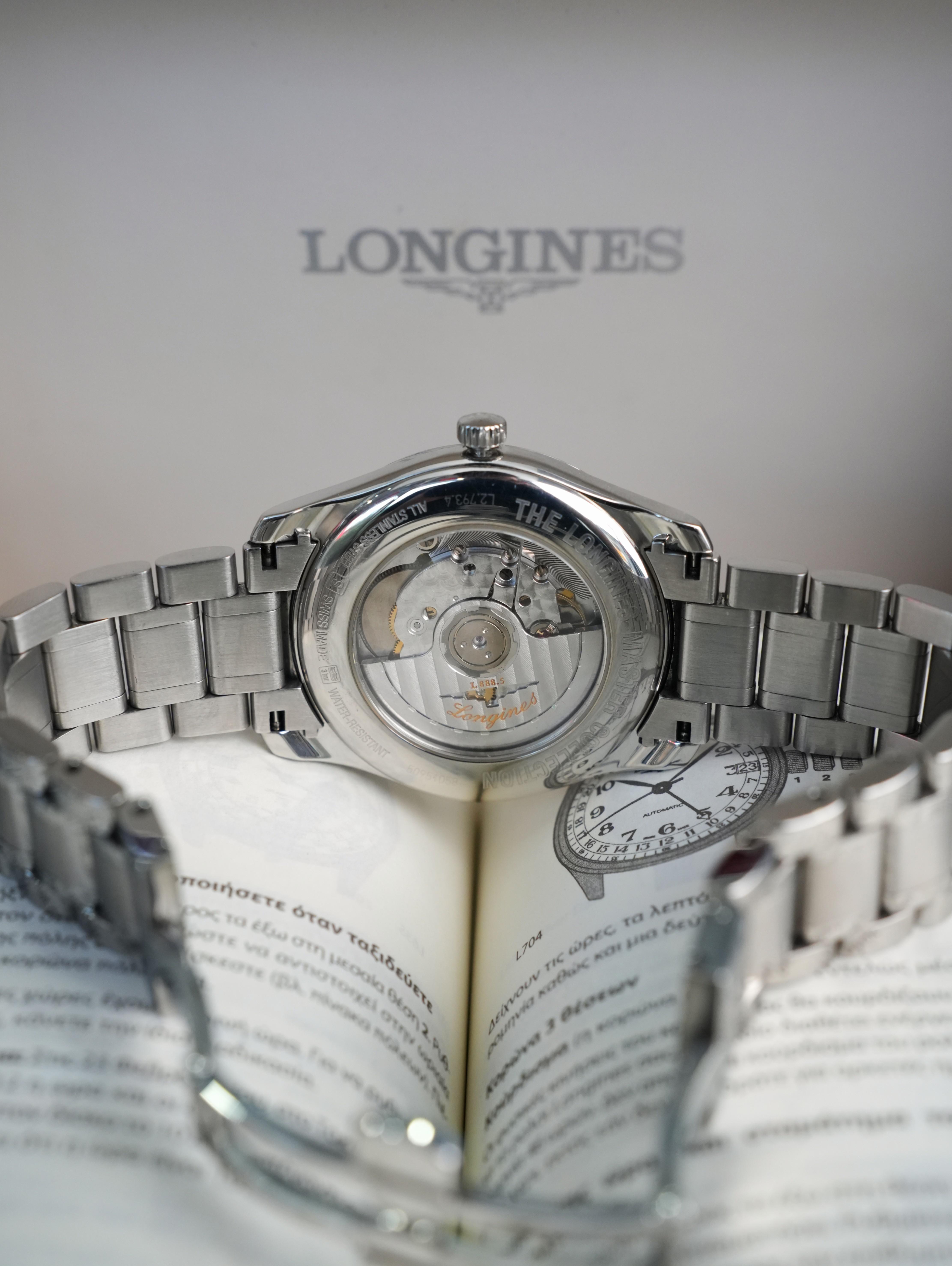 Longines Master Collection L2.793.4.57.6 40mm Used – Automatic Thụy Sĩ Cổ Điển