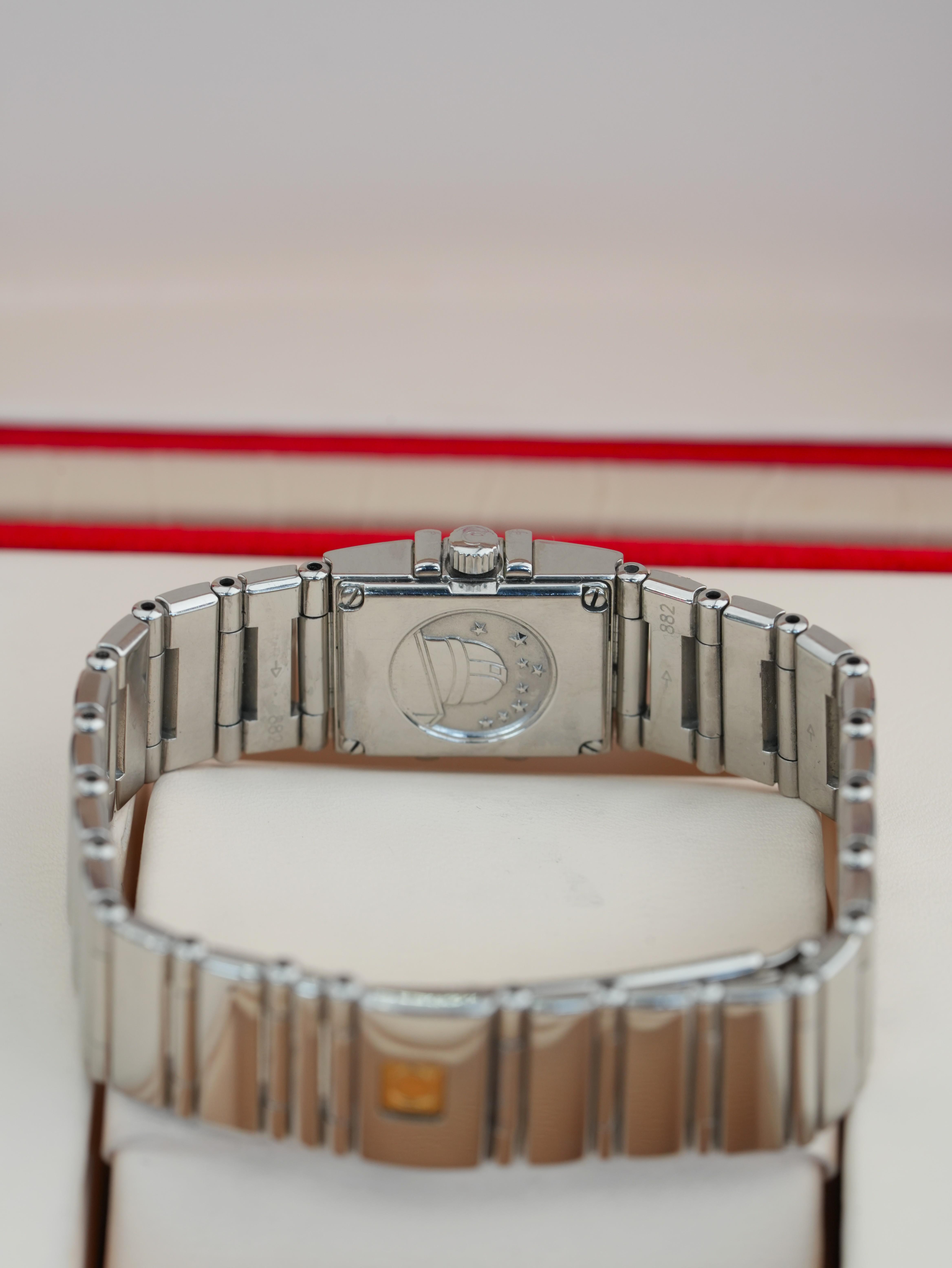 Omega Constellation Quadra 1537.51.00 20mm x 15mm Used – Quartz Thụy Sĩ Thanh Lịch