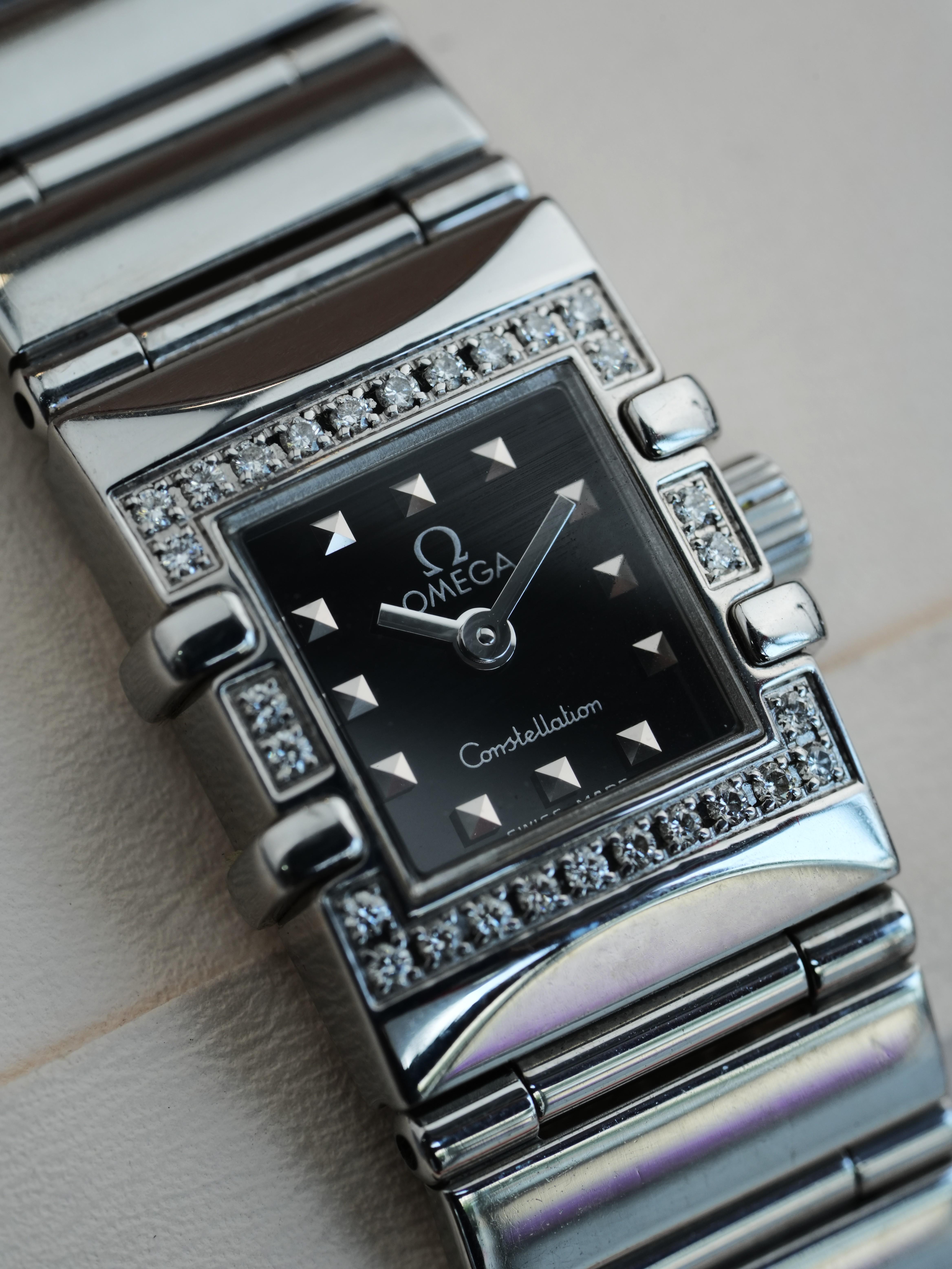 Omega Constellation Quadra 1537.51.00 20mm x 15mm Used – Quartz Thụy Sĩ Thanh Lịch